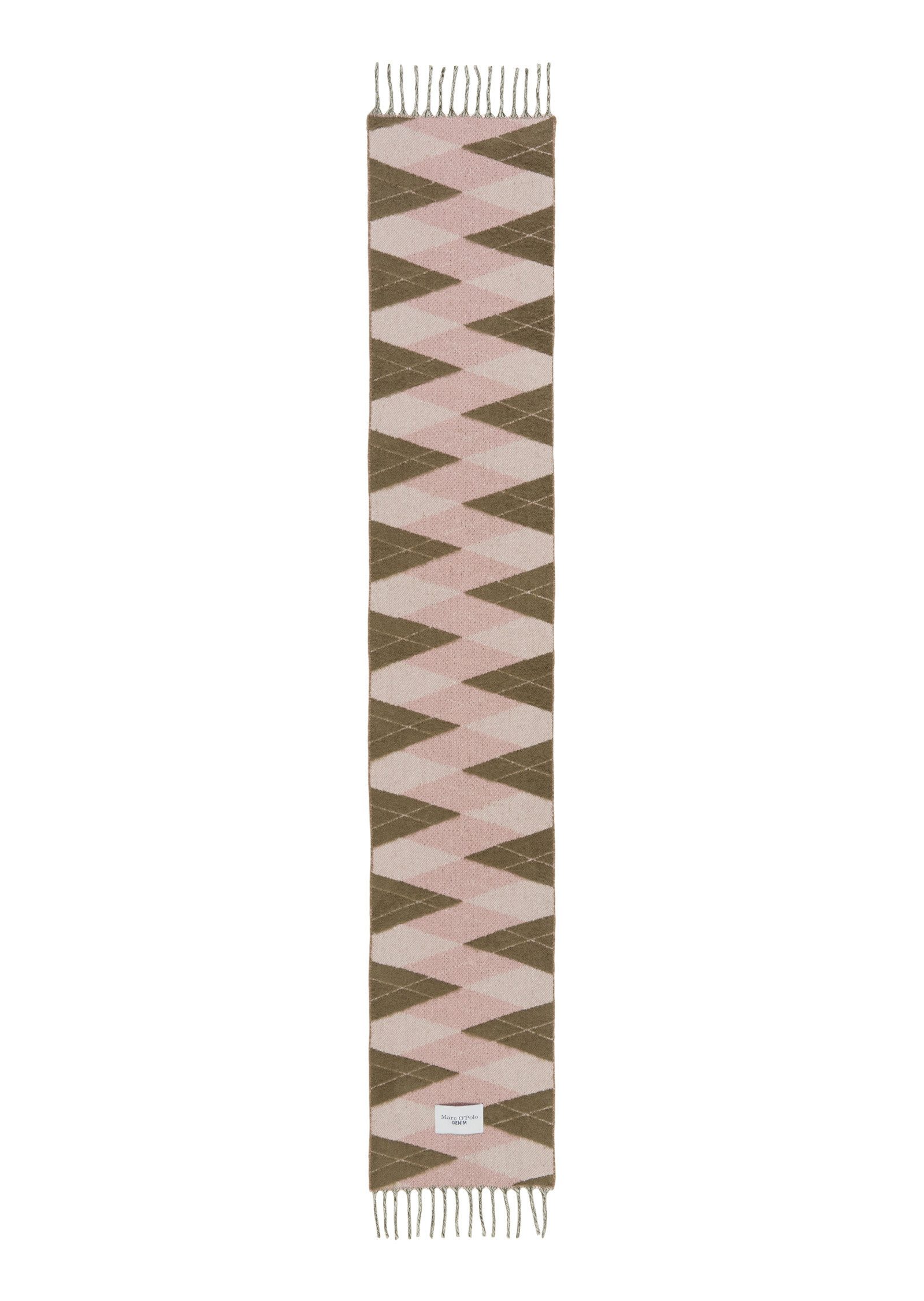 Marc O'Polo DENIM Wollschal mit Argyle-Muster