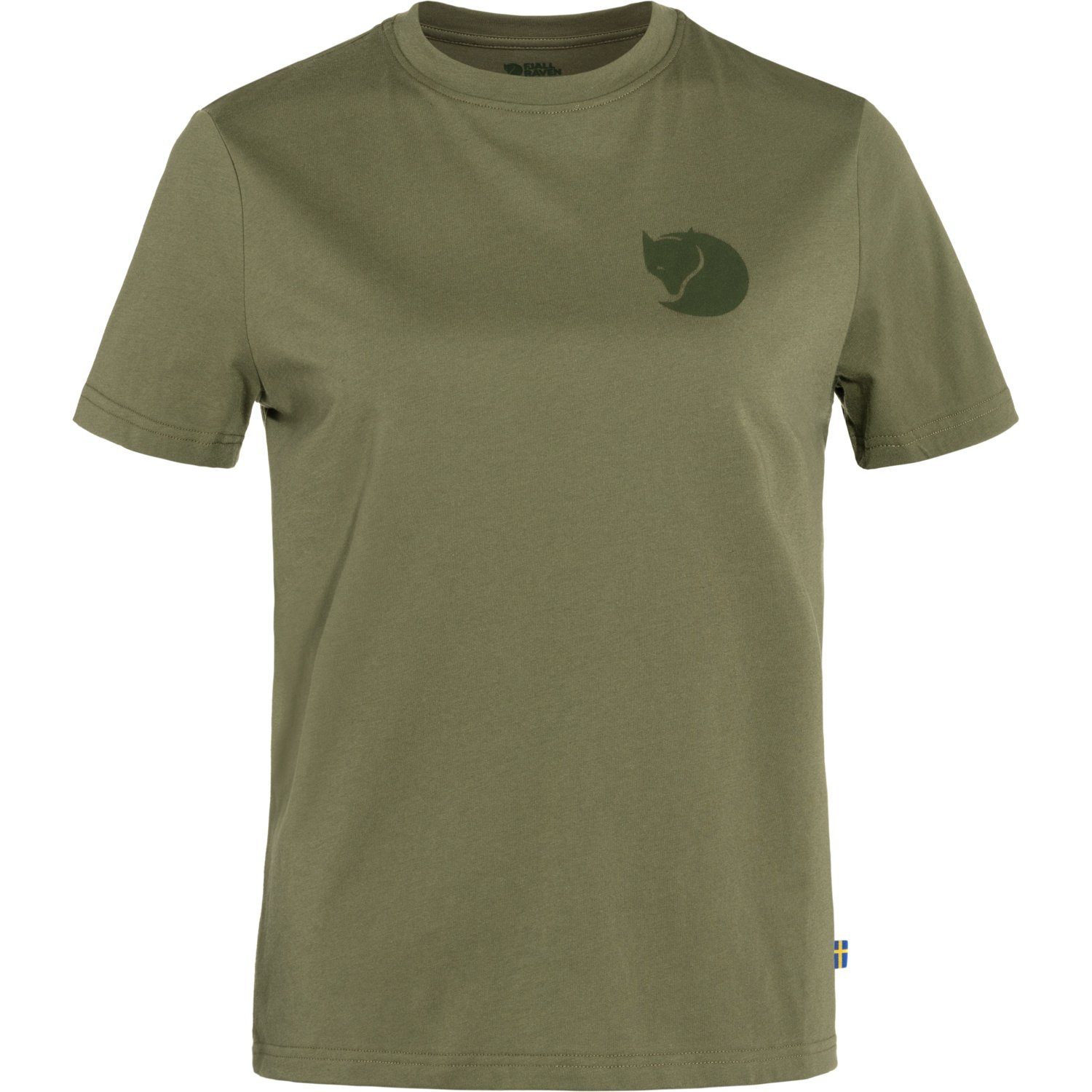 Fjällräven T-Shirt Fjällräven Damen T-Shirt Fox Boxy Logo Tee Adult