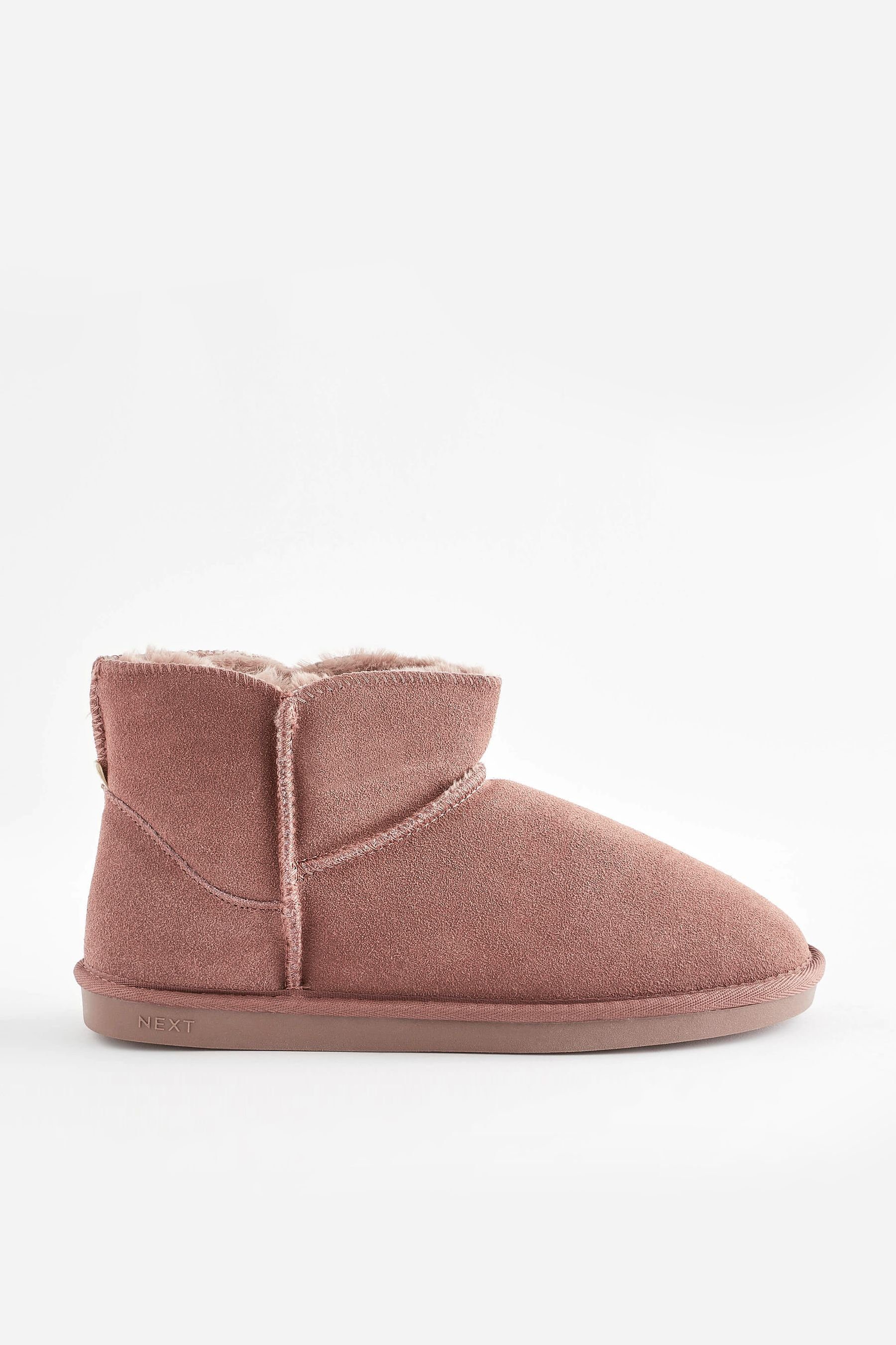 Next Hausschuh aus Veloursleder Hausschuh