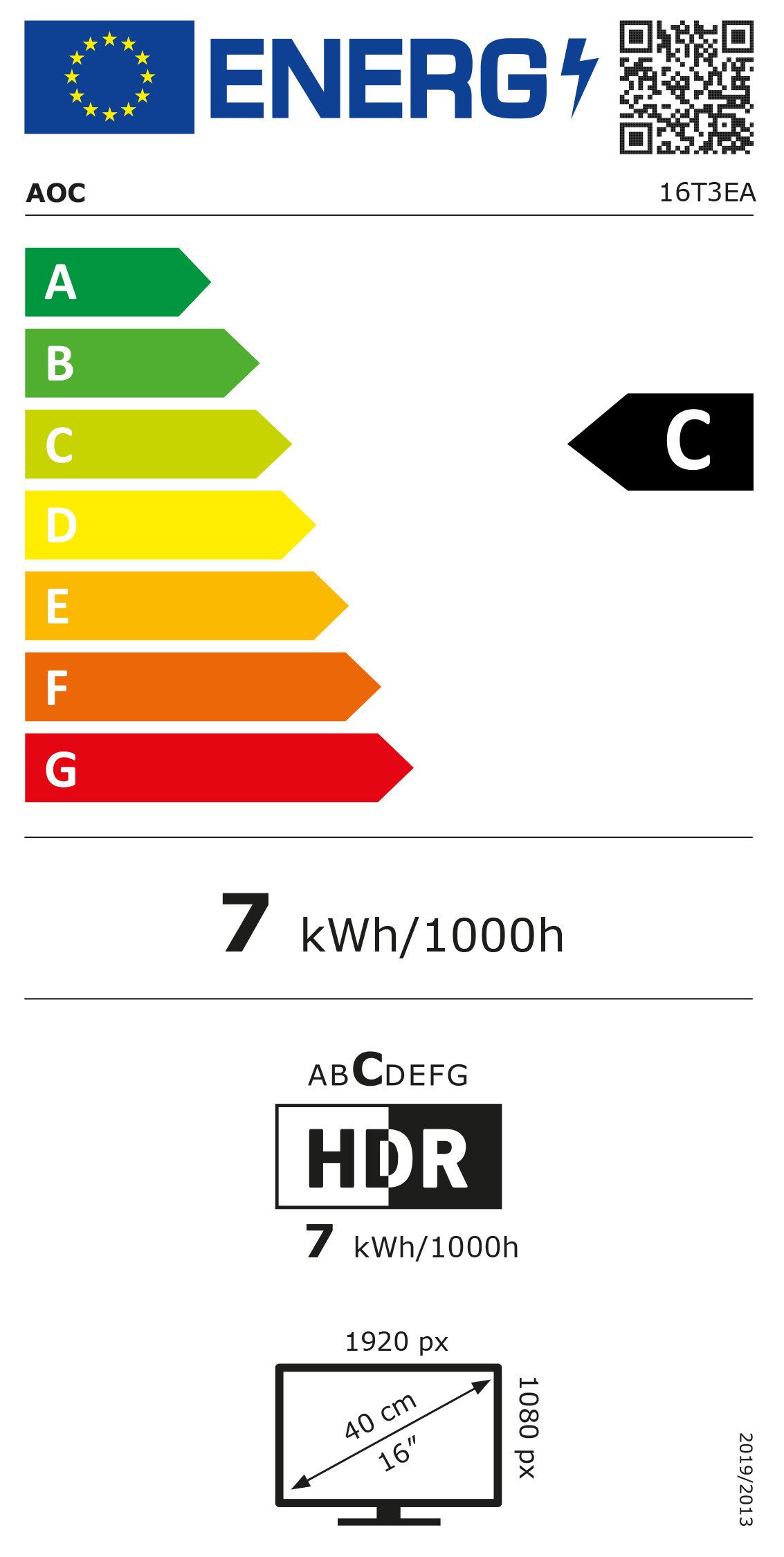 Energieeffizienzklasse: 