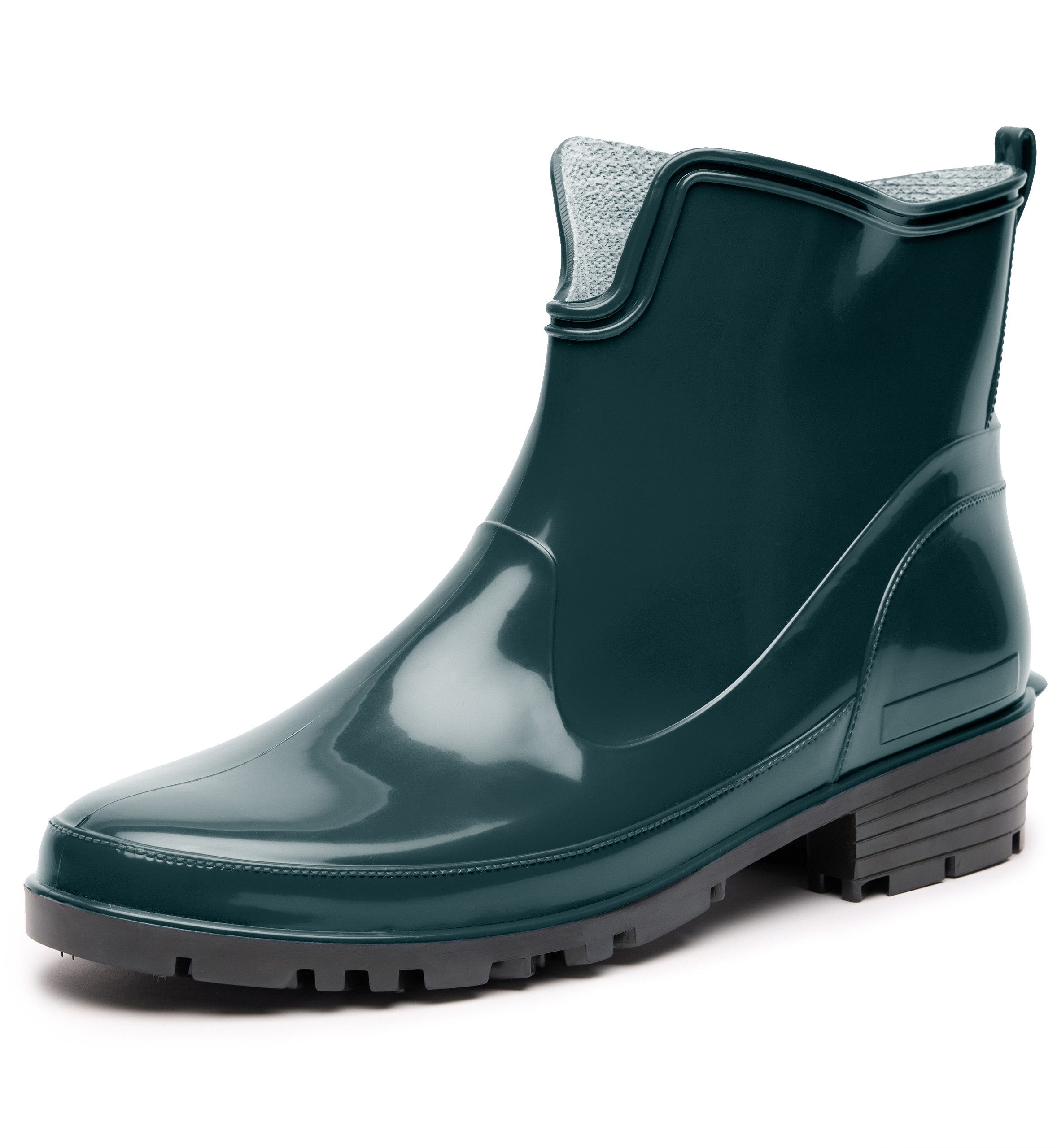 Ladeheid Gummistiefeletten LA-930 kurze Boots für Frauen Gummistiefel Damen wasserfest und bequem