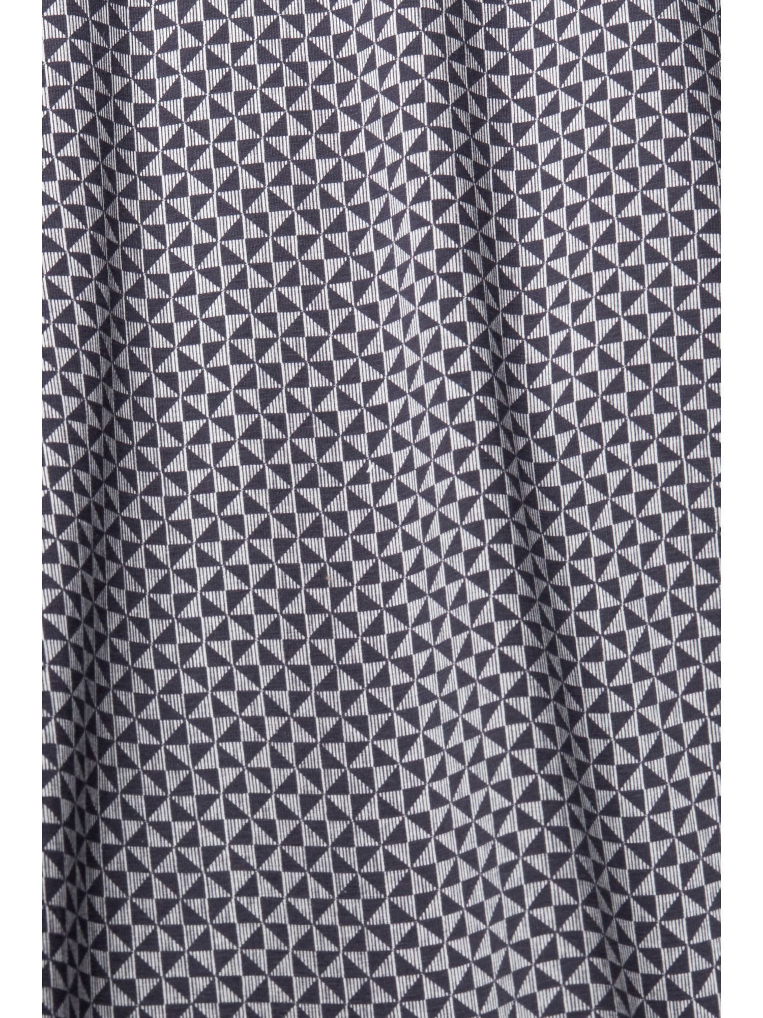 Esprit Schlafhose Jersey-Hose mit Print Spitze NAVY und