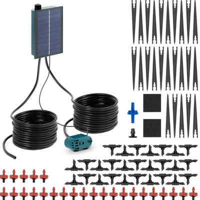 Hillvert Bewässerungssystem Solar-Bewässerungssystem Solar-Bewässerungsset automatisch 25 Tropfer