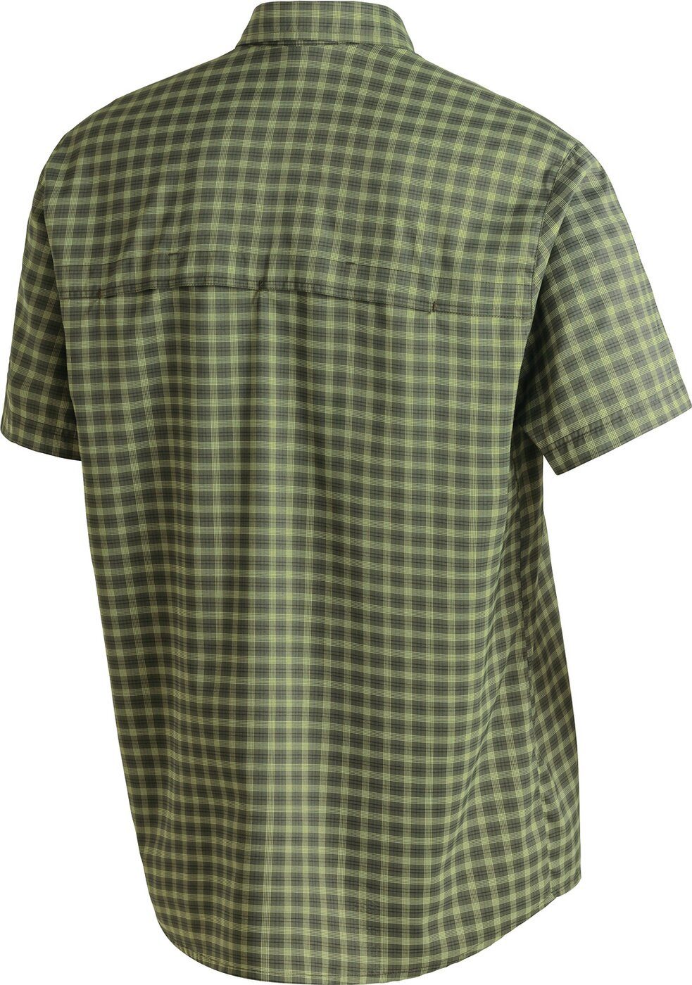 Maier Sports Outdoorhemd Mats S/S GREEN CHECK