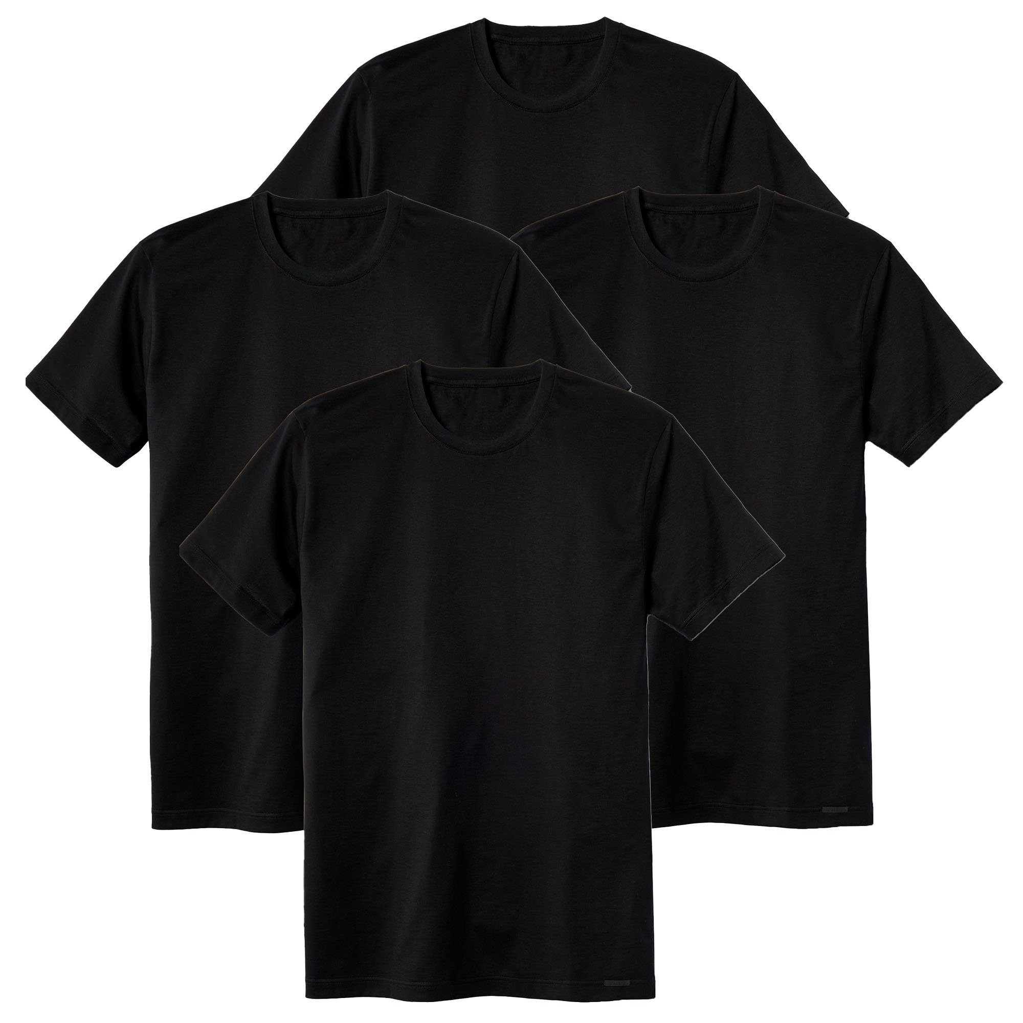 T-Shirt Herren T-Shirt 4er Pack Baumwolle
