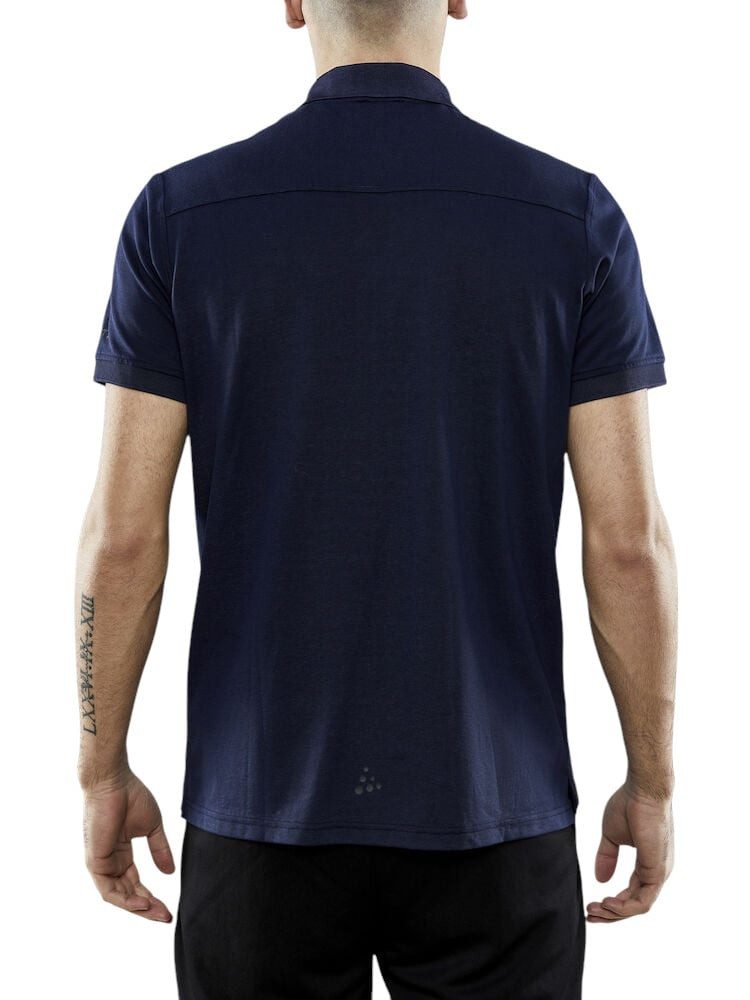 Craft Poloshirt CORE Blend (hoher Tragekomfort) navyblau Herren