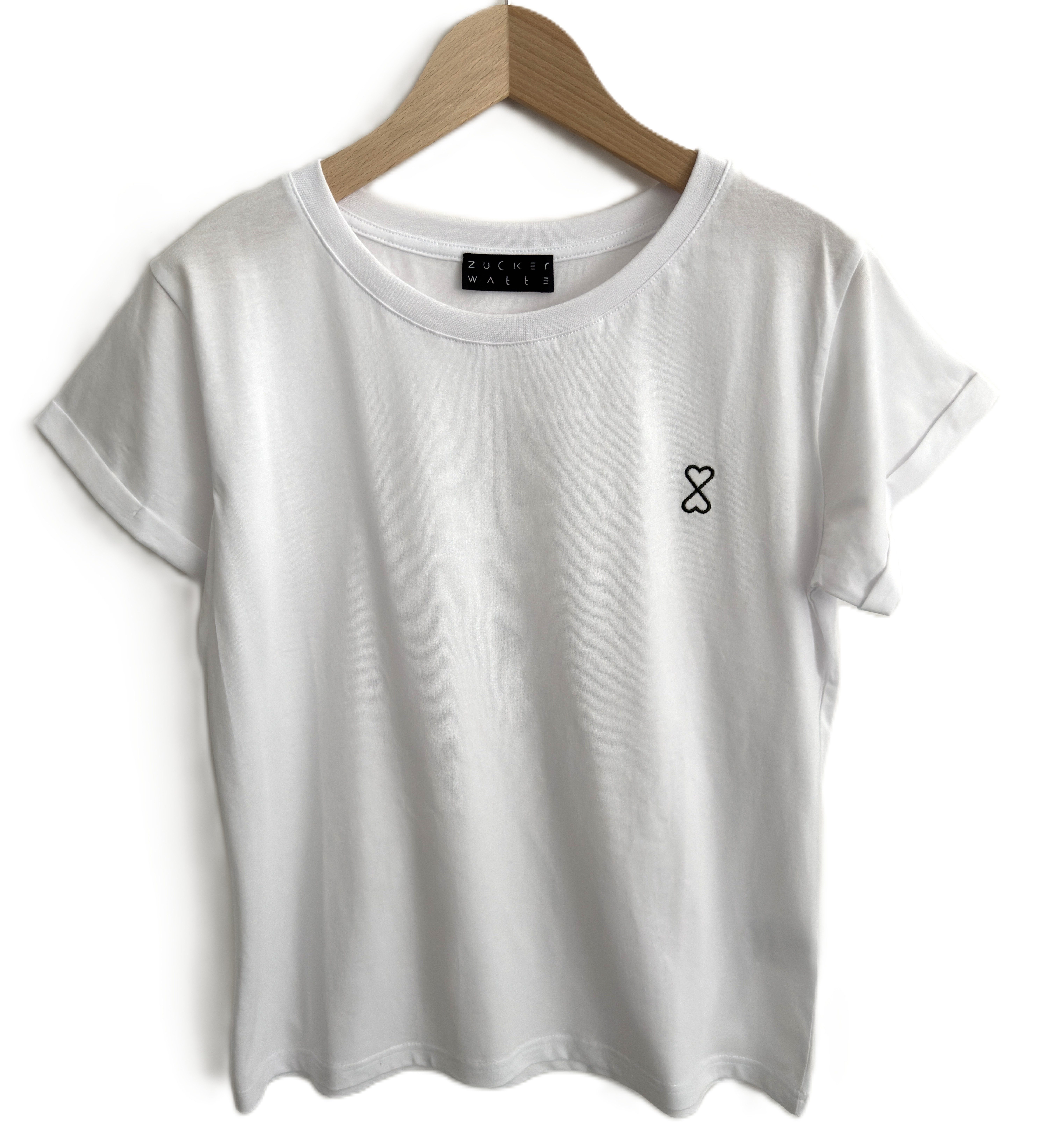 Zuckerwatte Kurzarmshirt mit Rundhalsausschnitt aus 100% günstig online kaufen