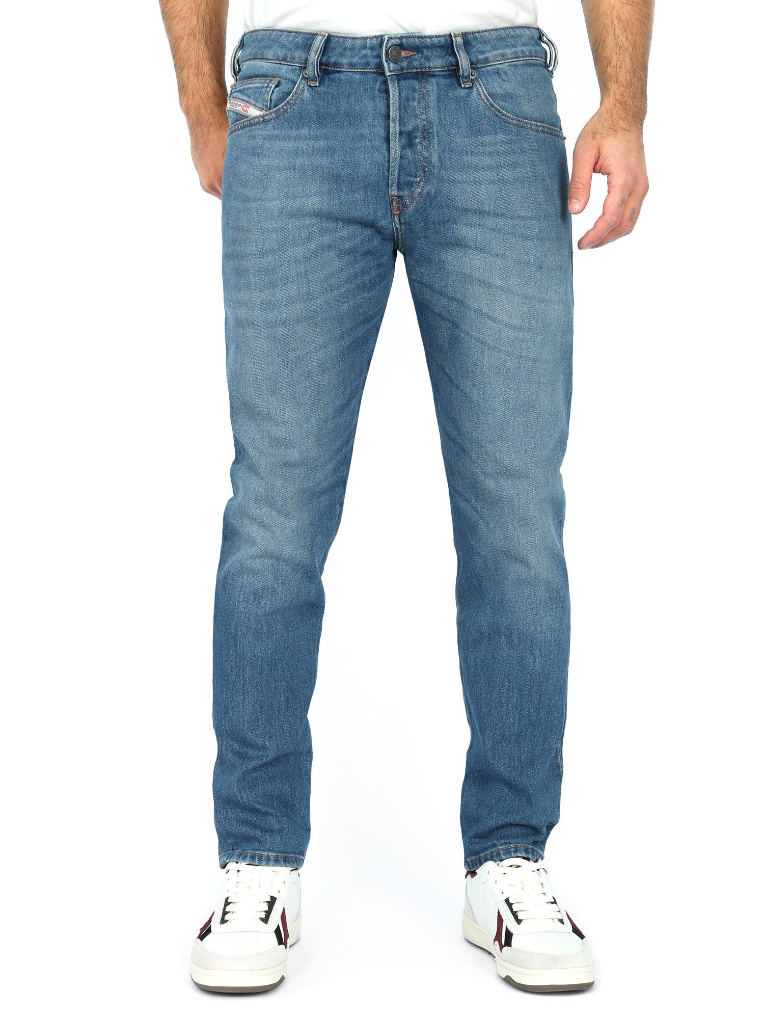 Diesel Tapered-fit-Jeans Röhrenjeans Stretch Hose - günstig online kaufen