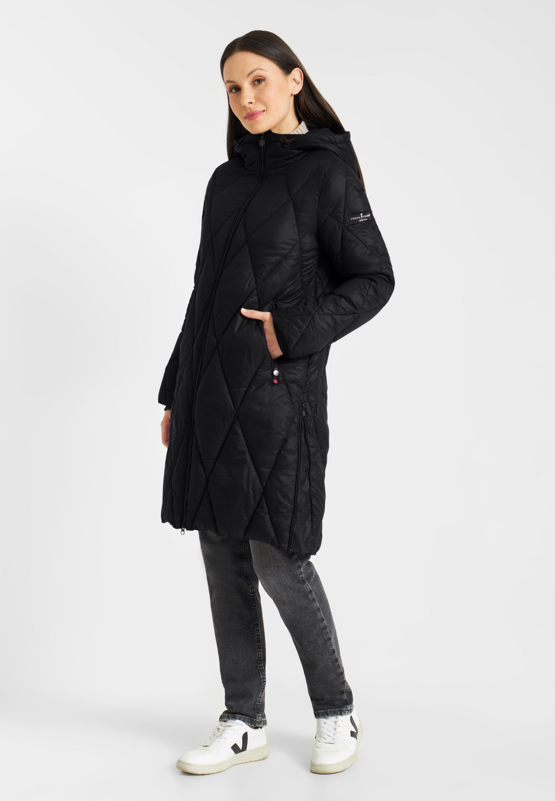Frieda & Freddies Langmantel Fake Down Coat