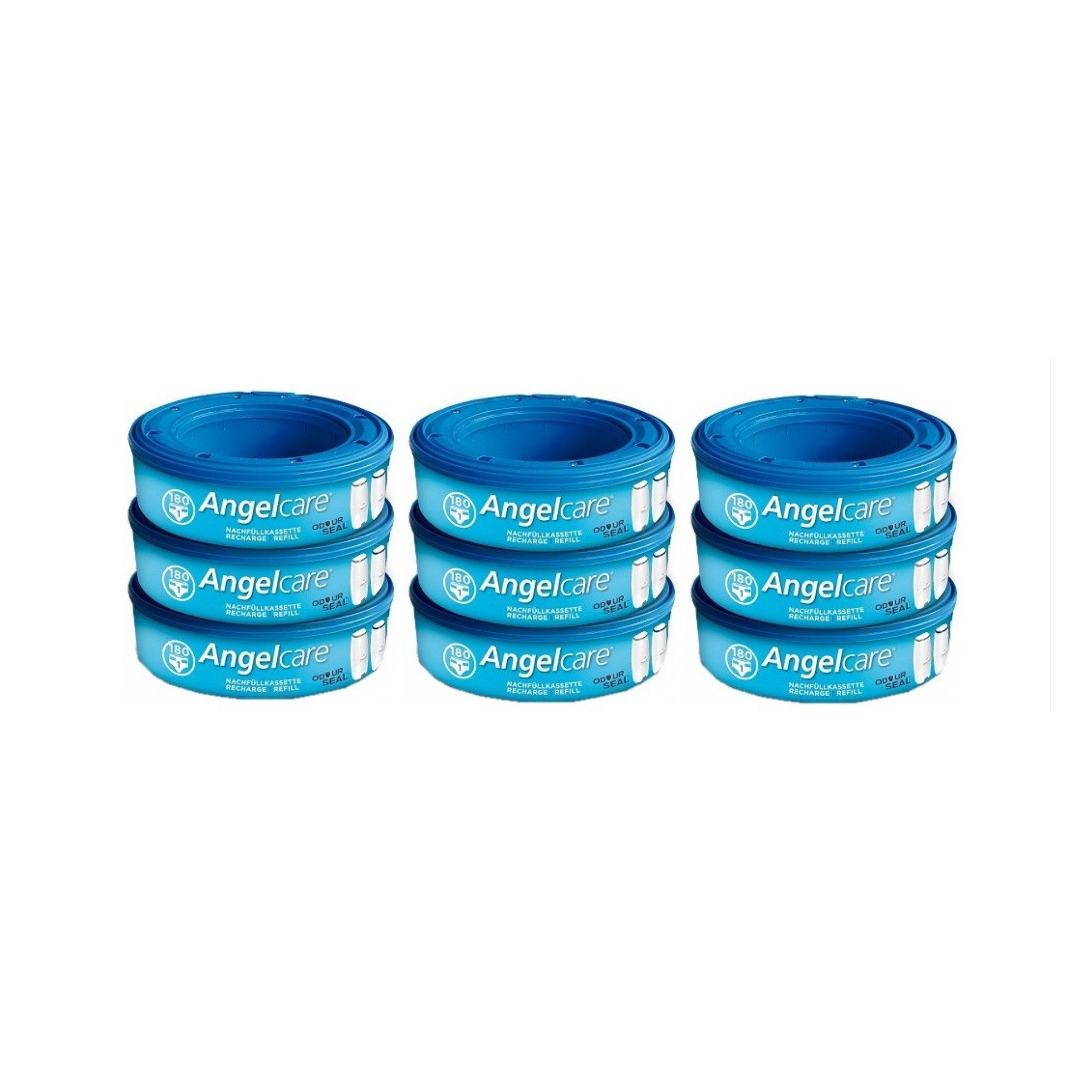 Angelcare® Windeleimer Windeleimer Nachfüllpack Plus 9er Pack