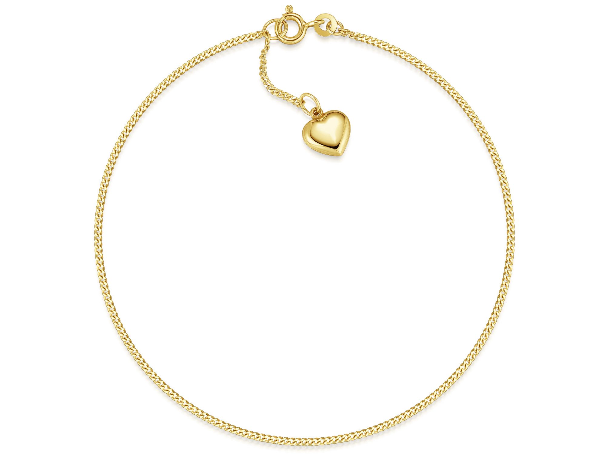 Silberkettenstore Fußkette Fußkette Panzer 1,4mm mit günstig online kaufen
