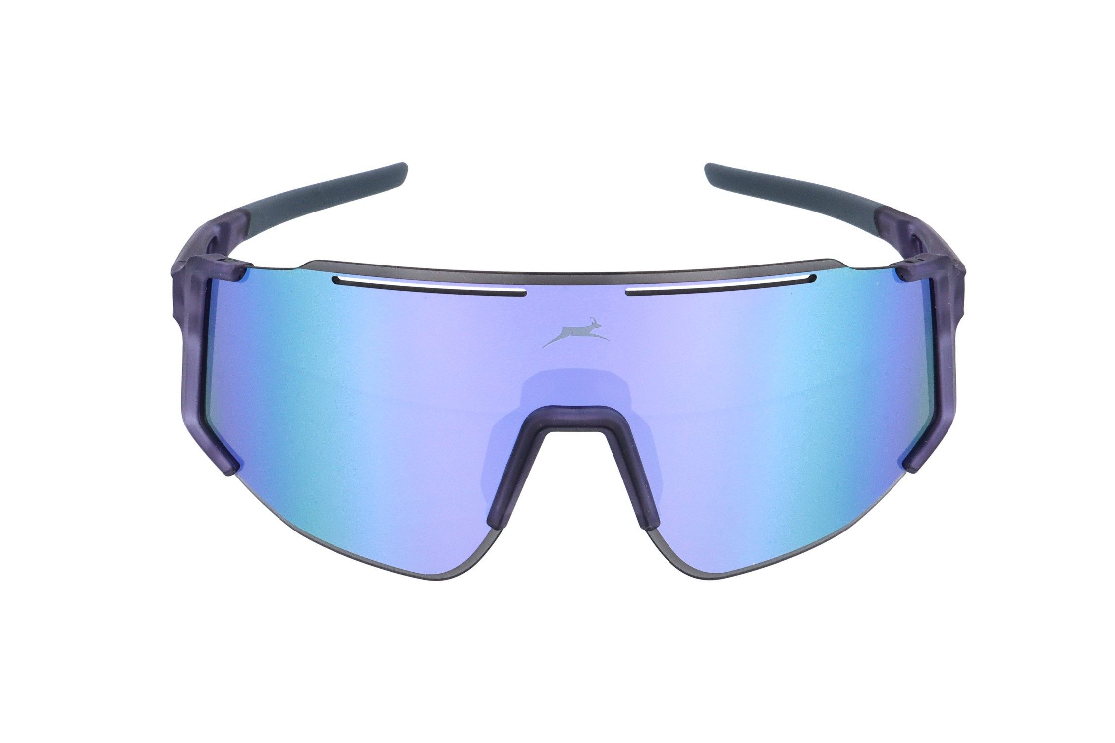 Gamswild Monoscheibensonnenbrille UV400 Sonnenbrille Skibrille Fahrradbrille eng anliegend Sportbrille WS5844 Damen, Herren, beere, grün, grau