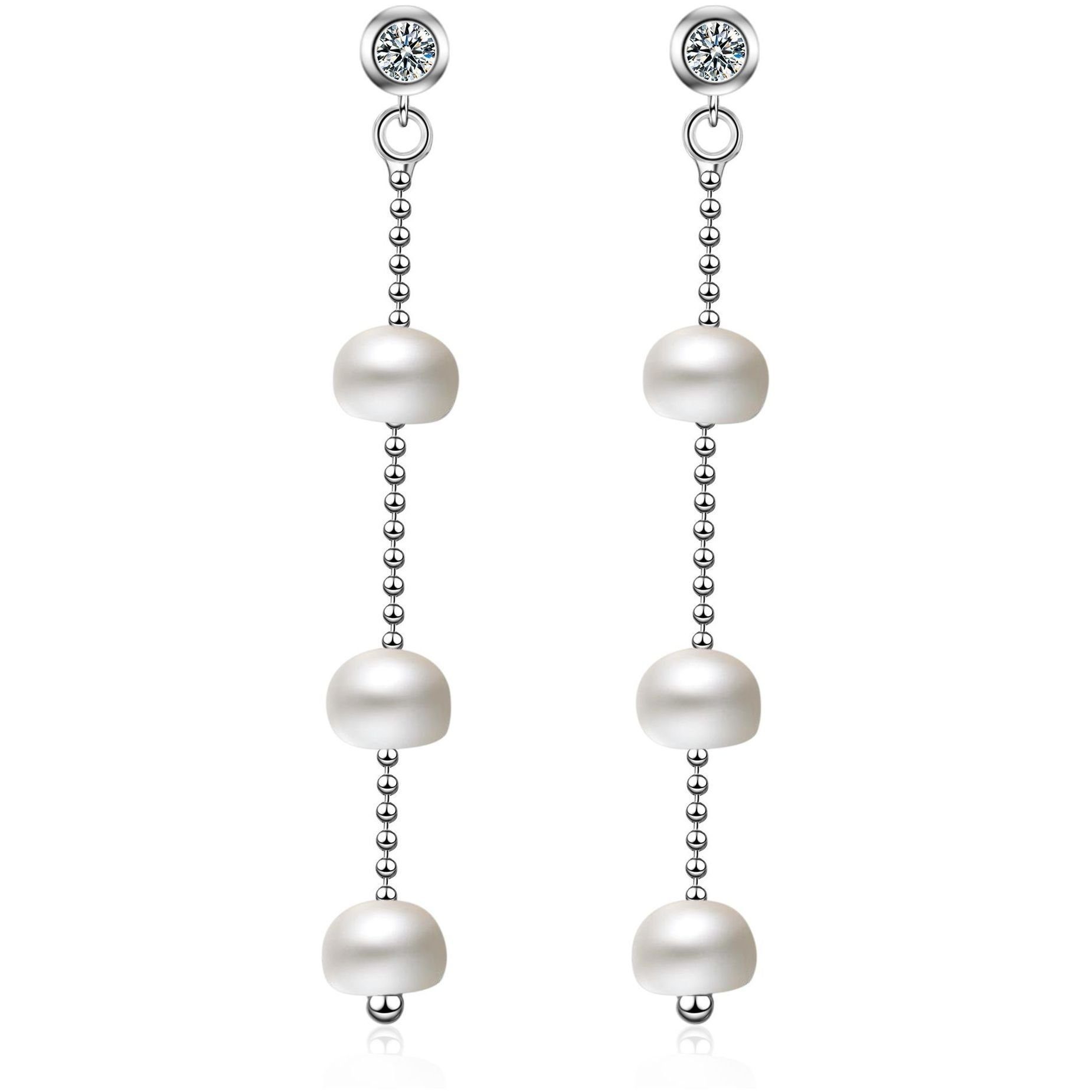 AILORIA Perlenohrringe MINAKO Ohrringe, 925 Sterling Silber mit Süßwasserpe günstig online kaufen