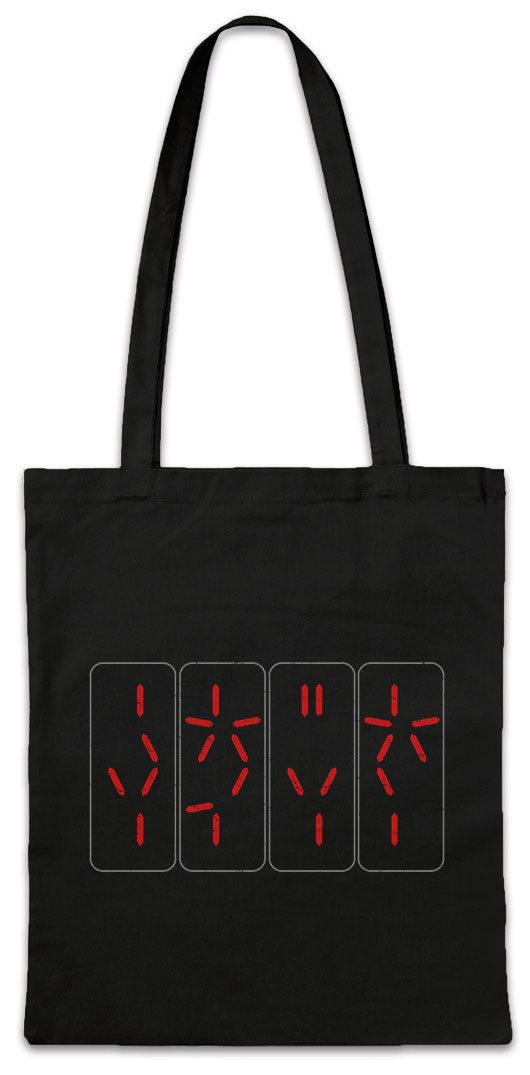 Beuteltasche Predator Countdown Stofftasche Alien Retro Movie Aliens Self