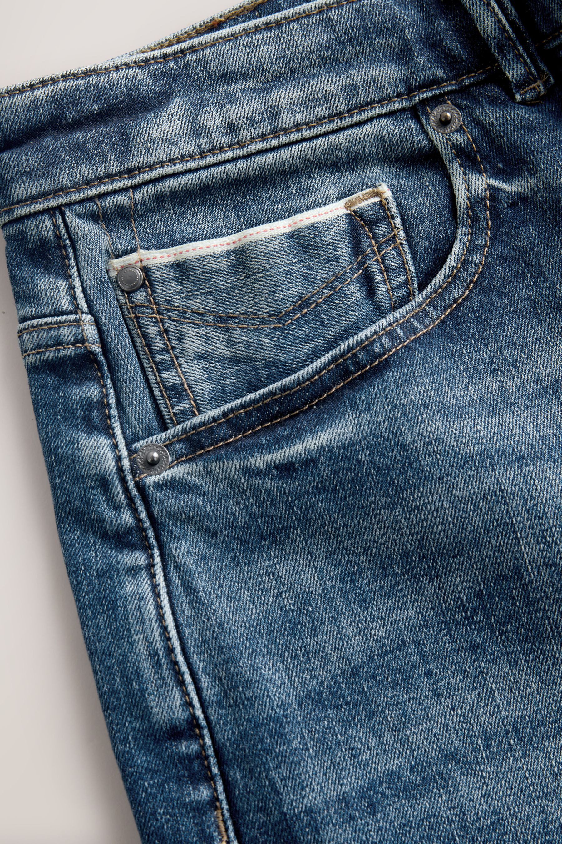 Next Straight-Jeans Signature Selvedge Straight Fit (1-tlg)