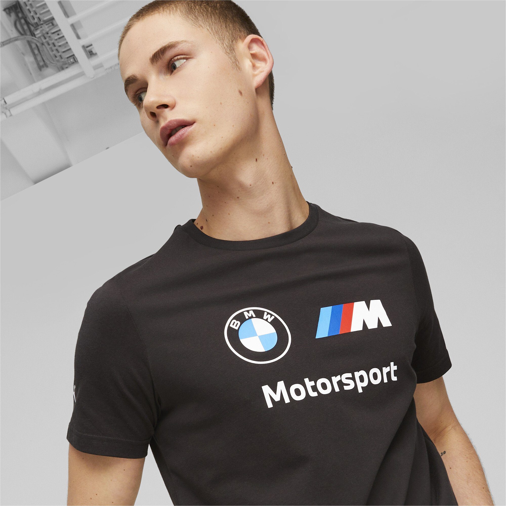 T-Shirt BMW Black T-Shirt Logo Motorsport Herren M PUMA ESS