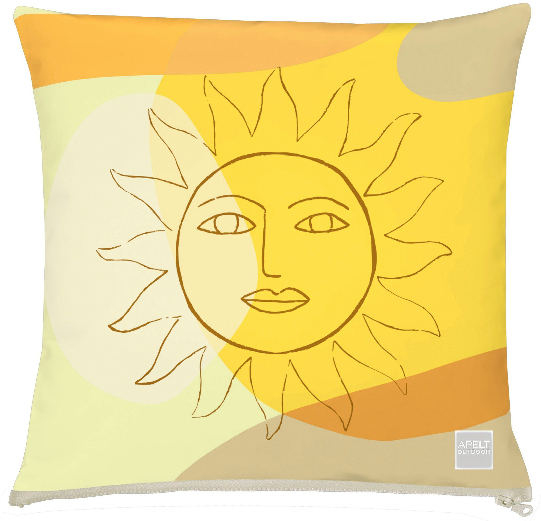 APELT Dekokissen 3980, aus textilem Outdoormaterial, Kissenhülle ohne Füllung, 1 Stück