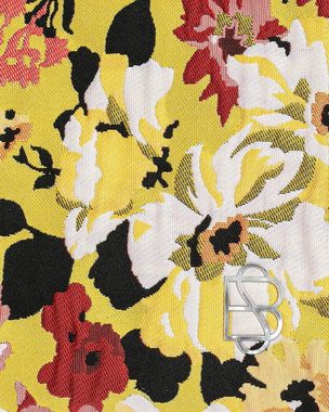 Becksöndergaard Shopper Jacquard Tote Bag Damen in Gelb - Schultertasche mit Blumenmuster, aus Baumwolle 33 x 53 cm