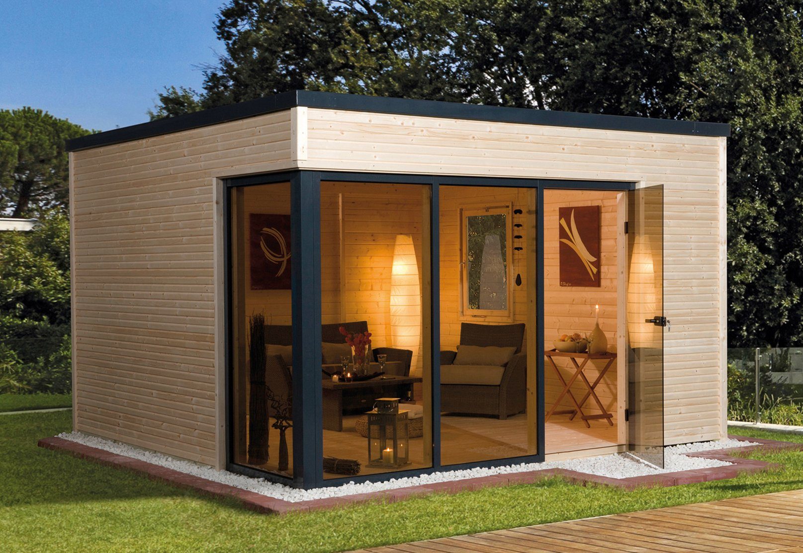 Gartenhaus wekaLine 412 Gr.1