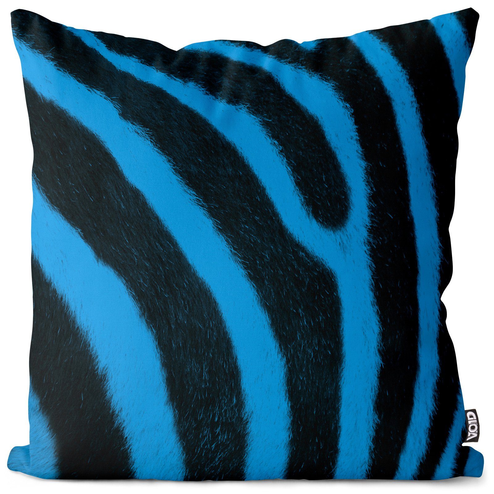VOID Kissenbezug, Farbiges Zebrafellmuster Print Outdoor Indoor Zebra fell