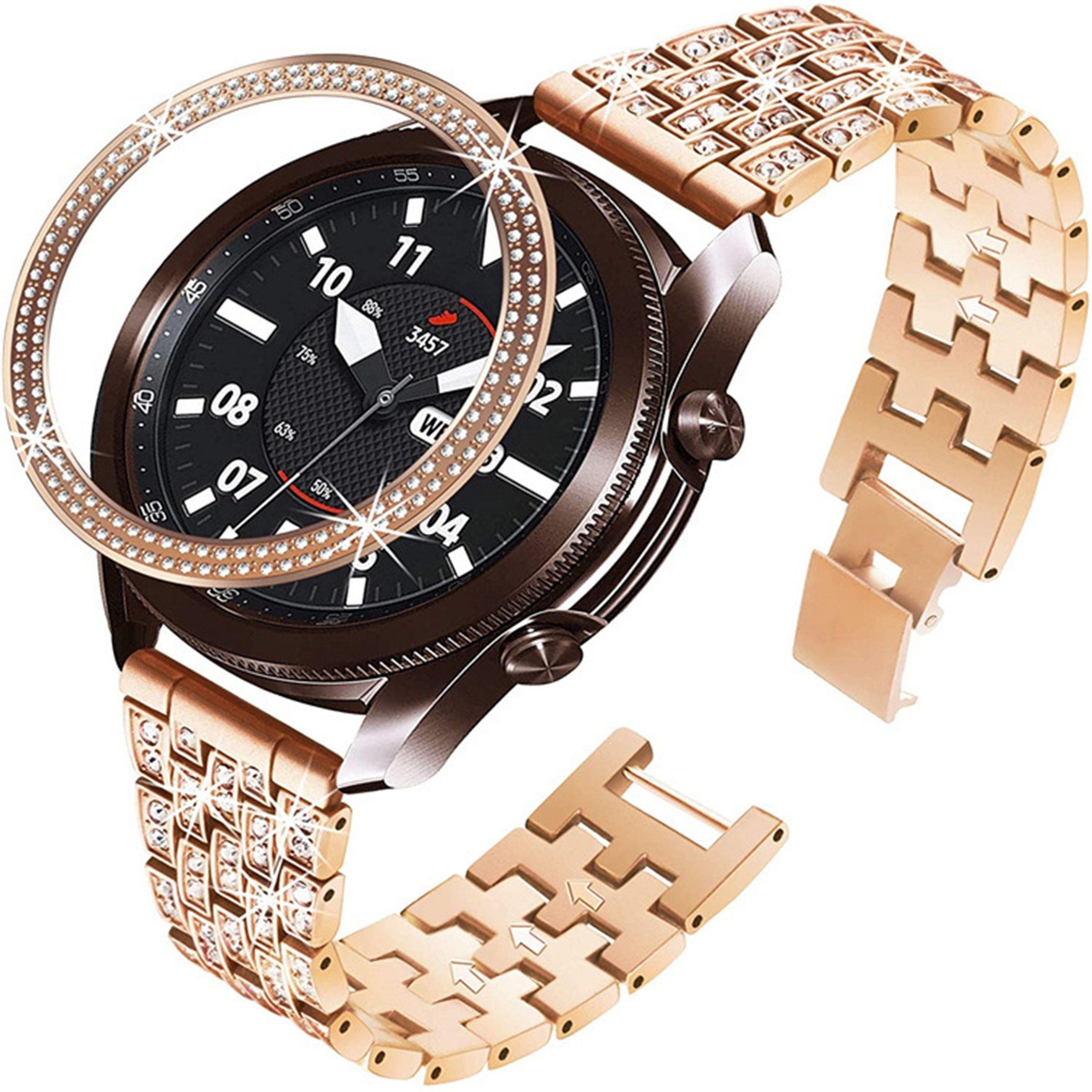 KINSI Smartwatch-Armband Armband, diamantenes Uhrenarmband, Uhrenring, günstig online kaufen