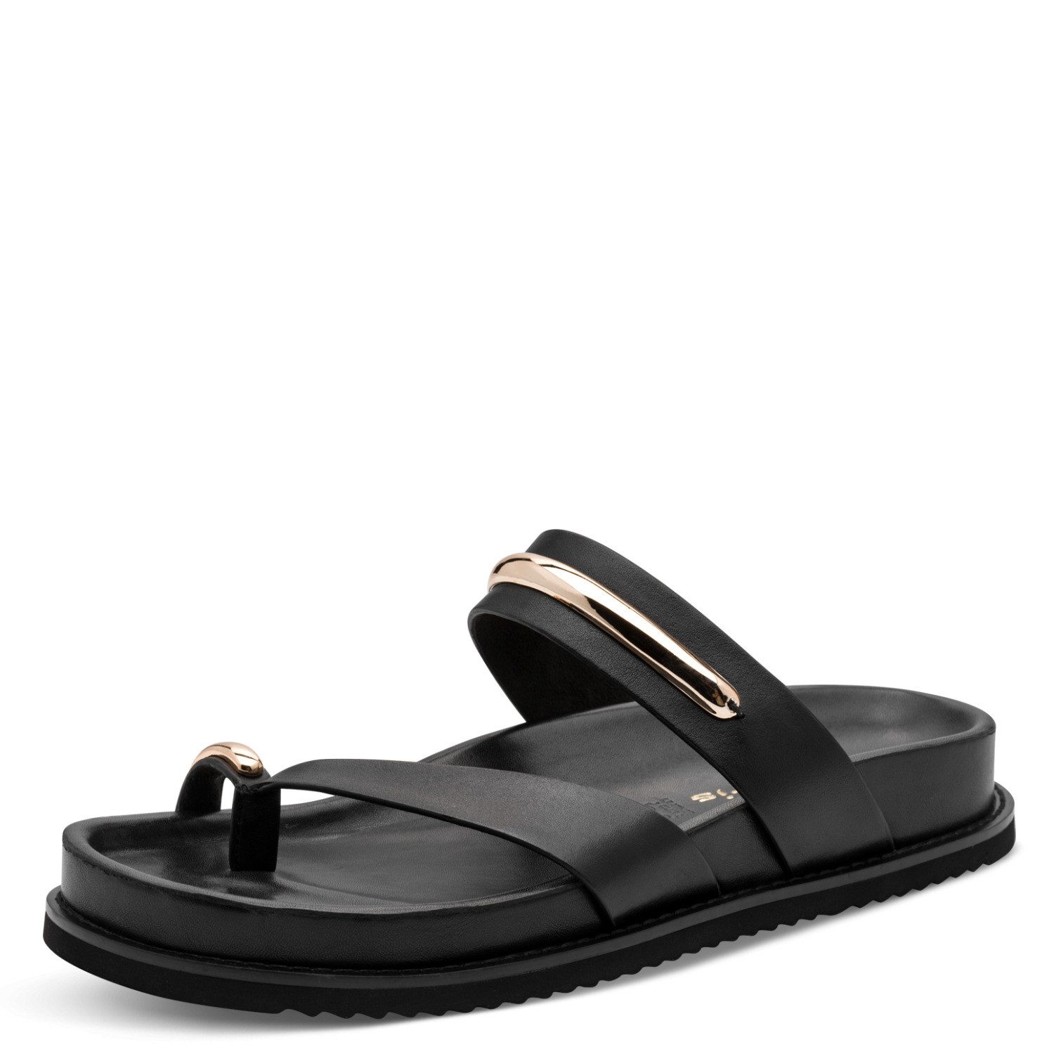 Tamaris Dianette Sommerschuh, Pantolette, Zehentrenner mit Schmuckelementen