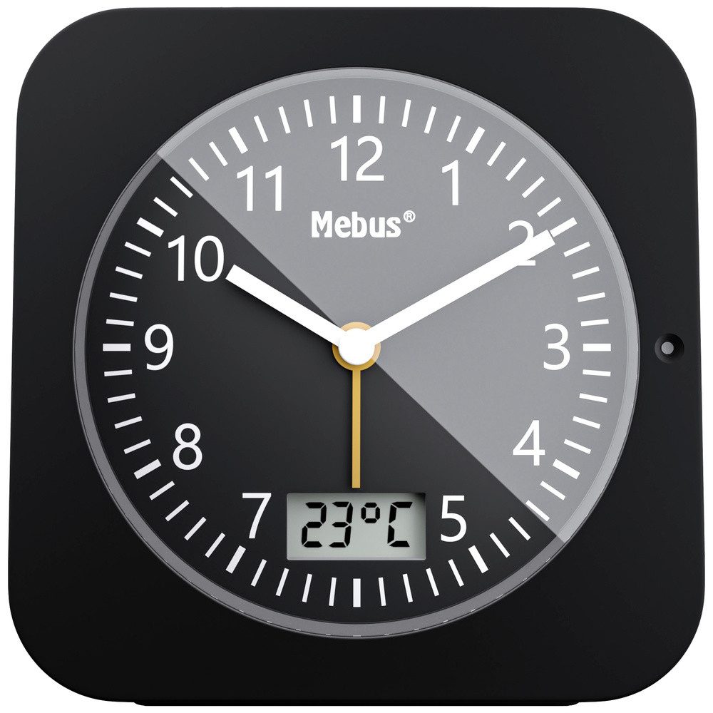 Mebus Wecker Mebus 25609 Funk Wecker Schwarz günstig online kaufen