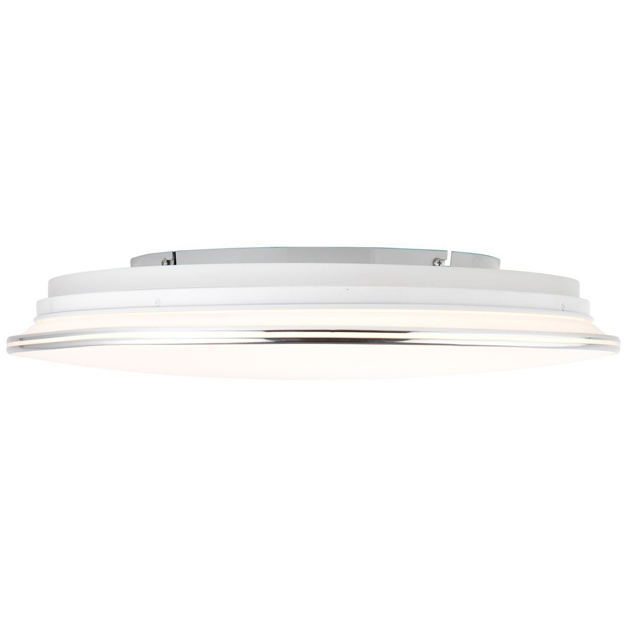 Brilliant Deckenleuchte Edna, 3000-6500K, weiß/chrom 32W Lampe 50cm Edna Deckenleuchte integriert 1x LED LED