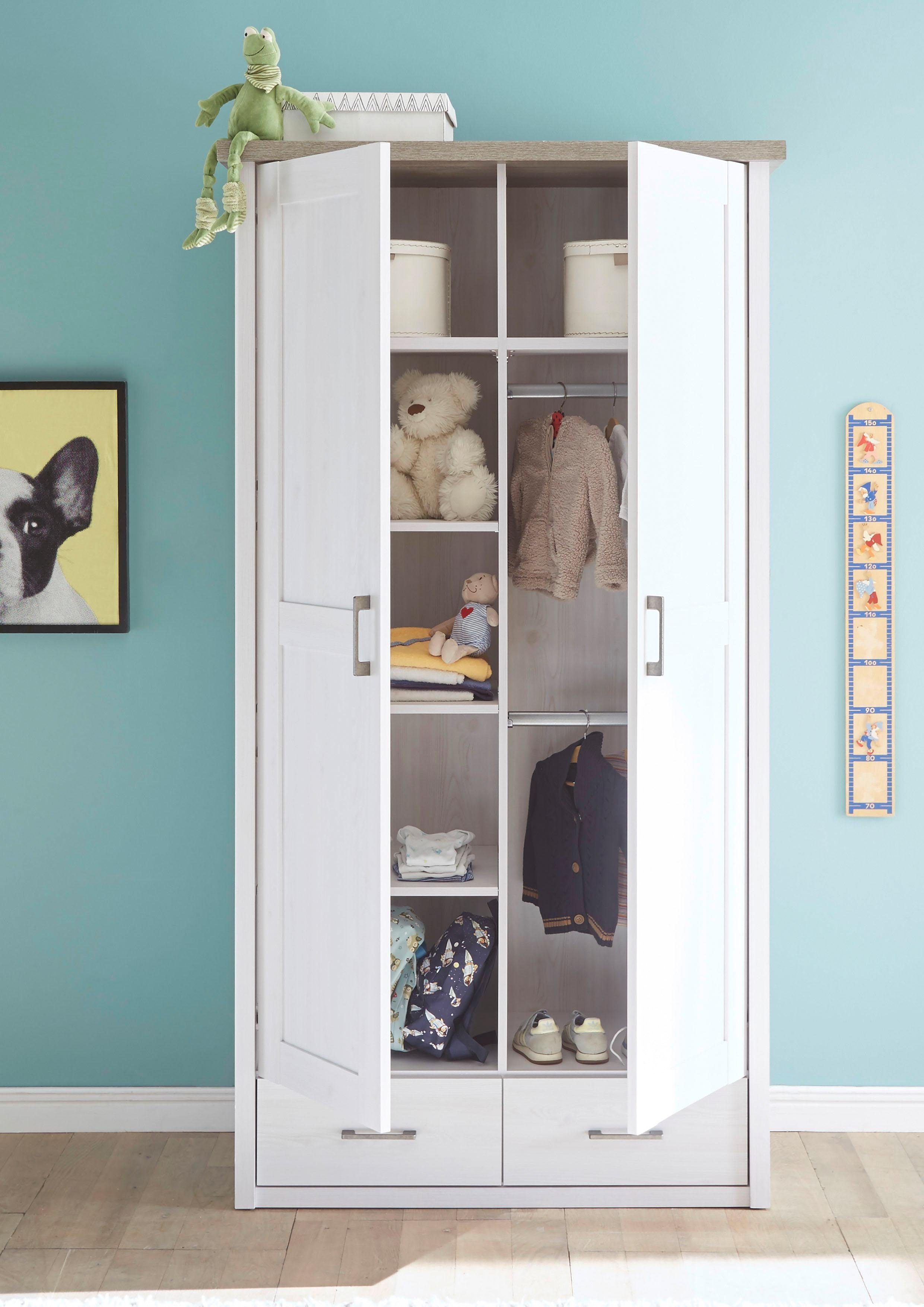 Begabino Drehtürenschrank Luca in 2 Breiten