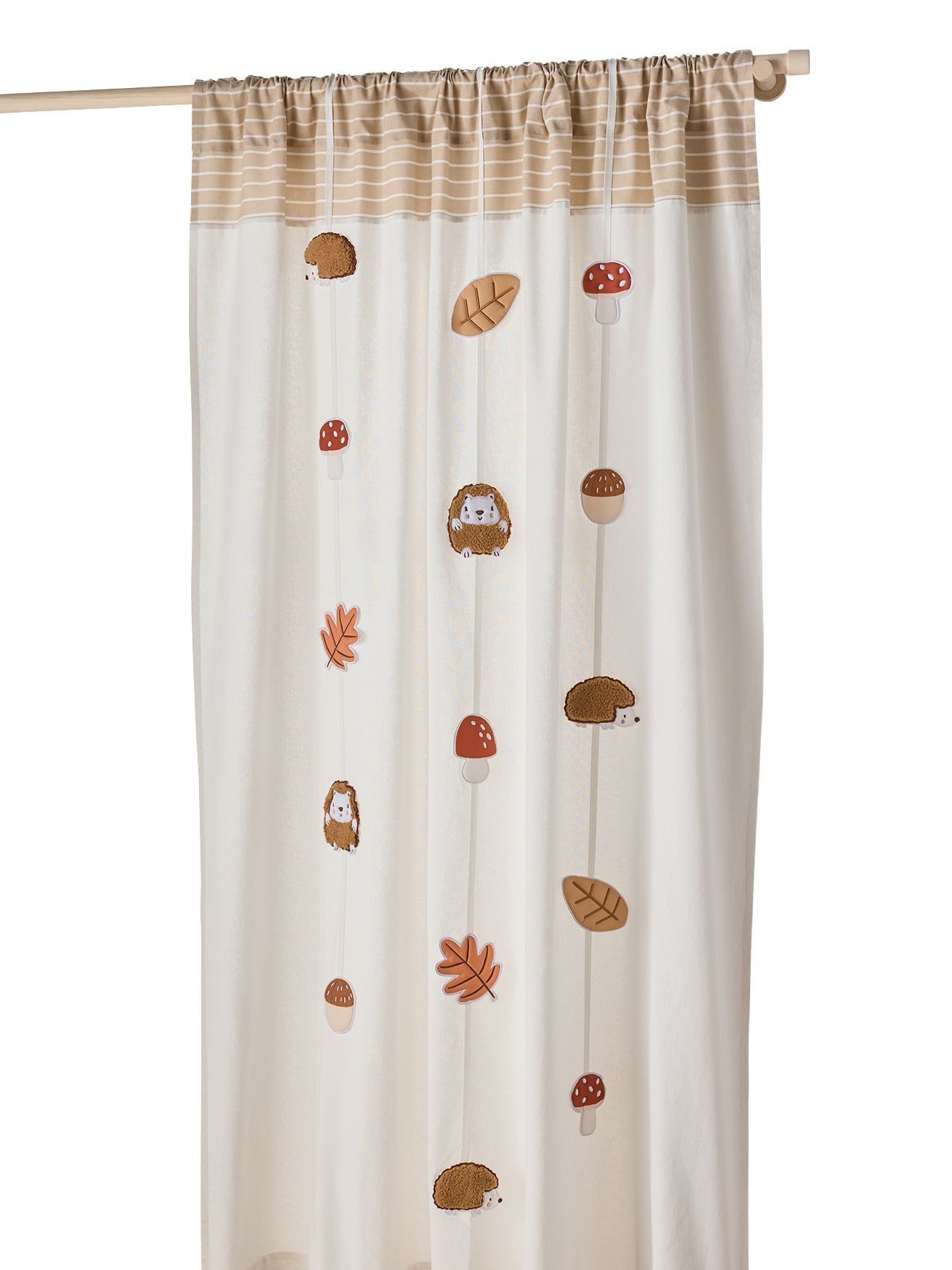 vertbaudet Vorhang Kinderzimmer Vorhang IGEL für günstig online kaufen