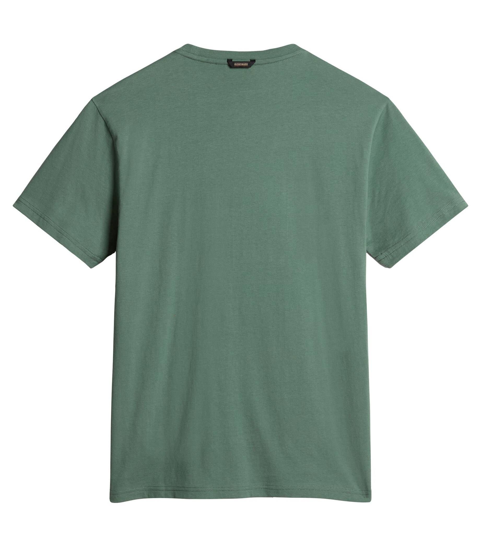 S-ARGUS grün (1-tlg) T-Shirt (43) Herren T-Shirt Napapijri