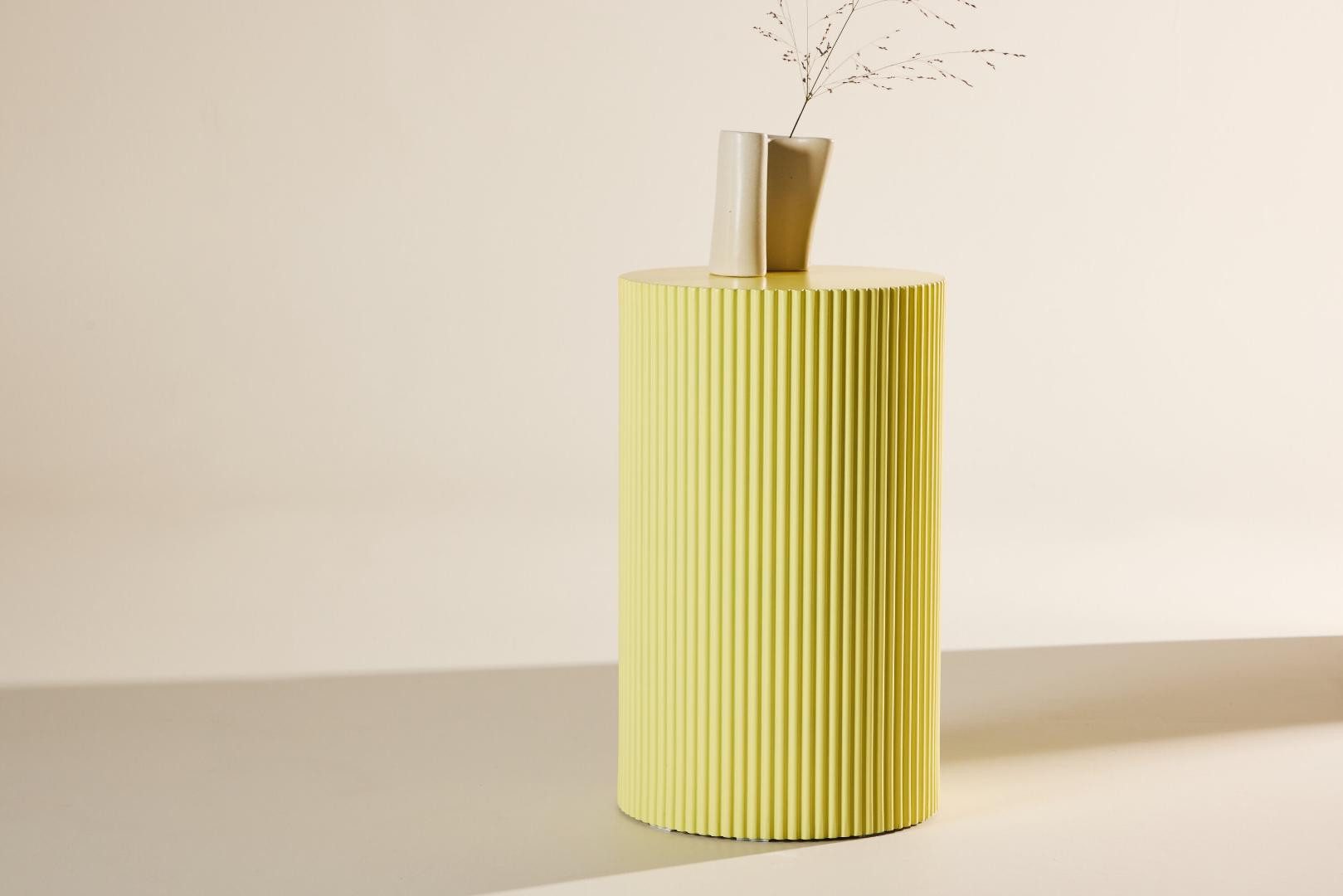 Venture Home Couchtisch Lenox Beistelltisch gelb.