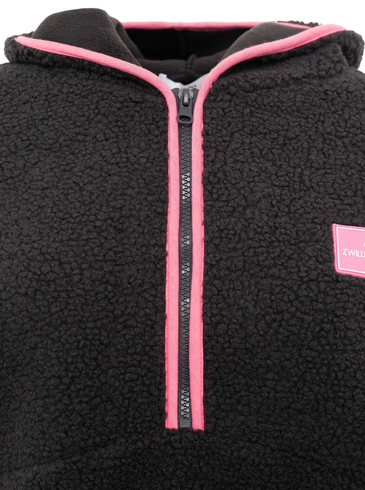 Zwillingsherz Hoodie Teddyhoodie mit Zipper