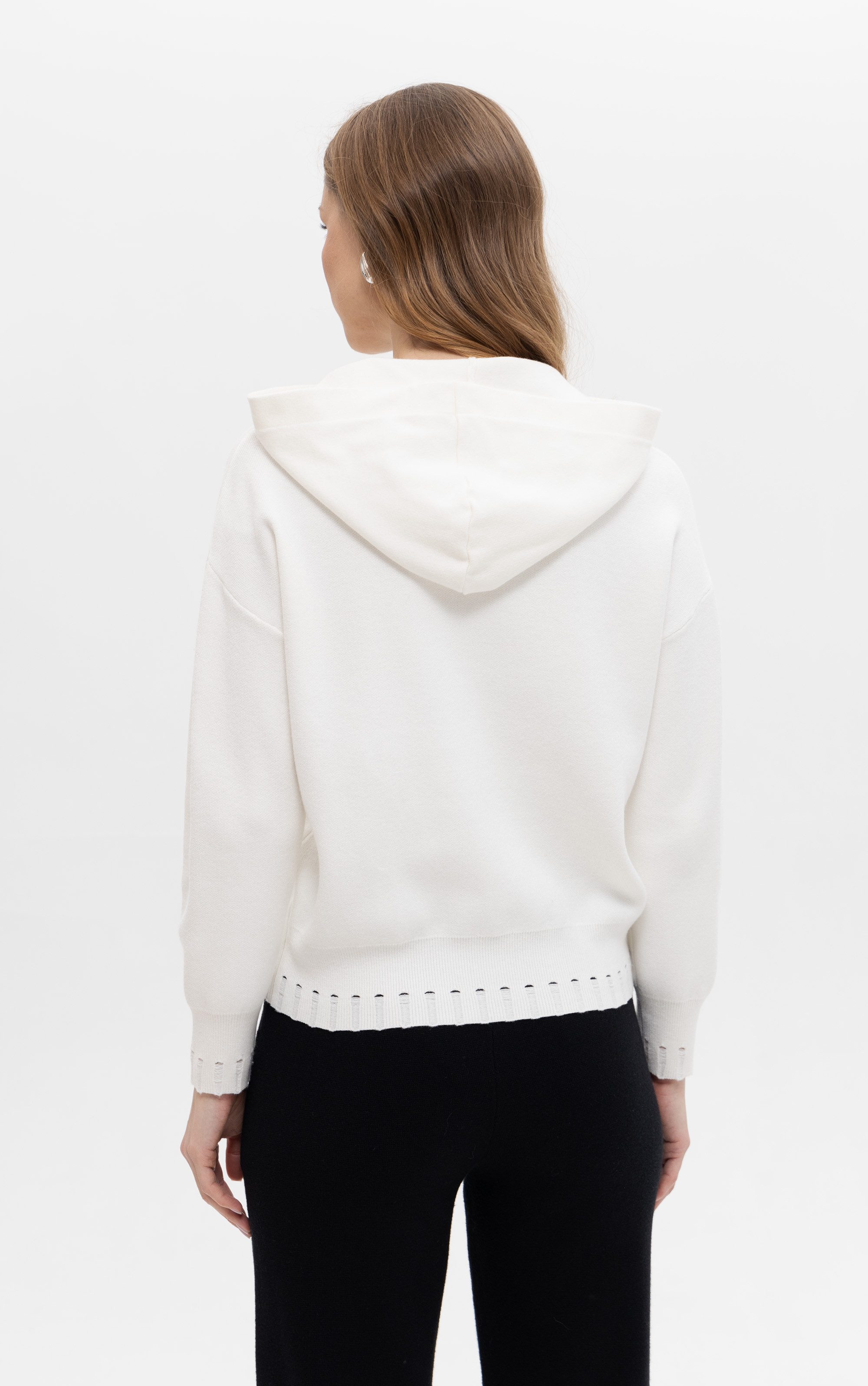 Passioni Kapuzenpullover aus Strick