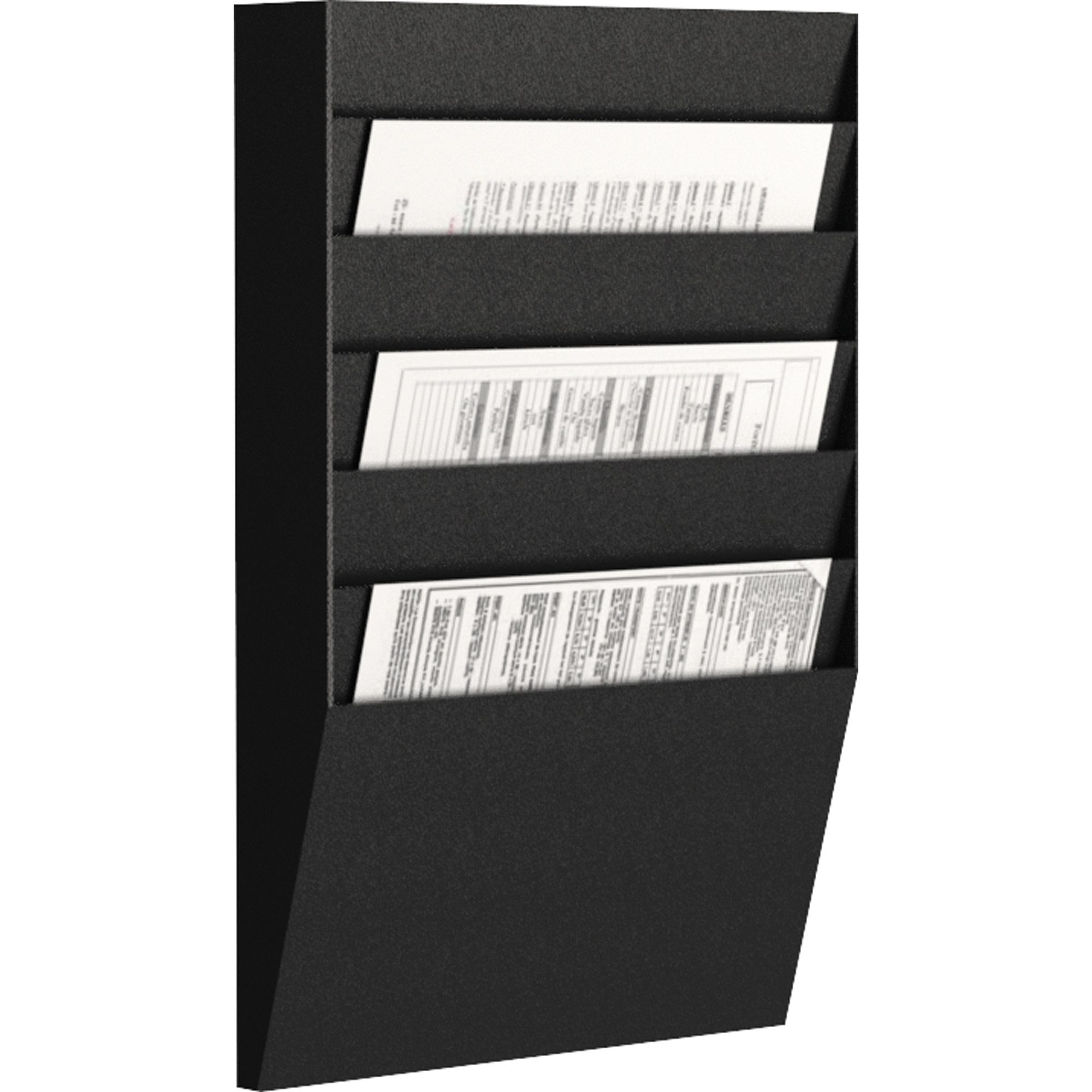 PAPERFLOW Stehsammler Wand-Sortiertafel H 6F A4H1X6.01 DIN A4 schwarz