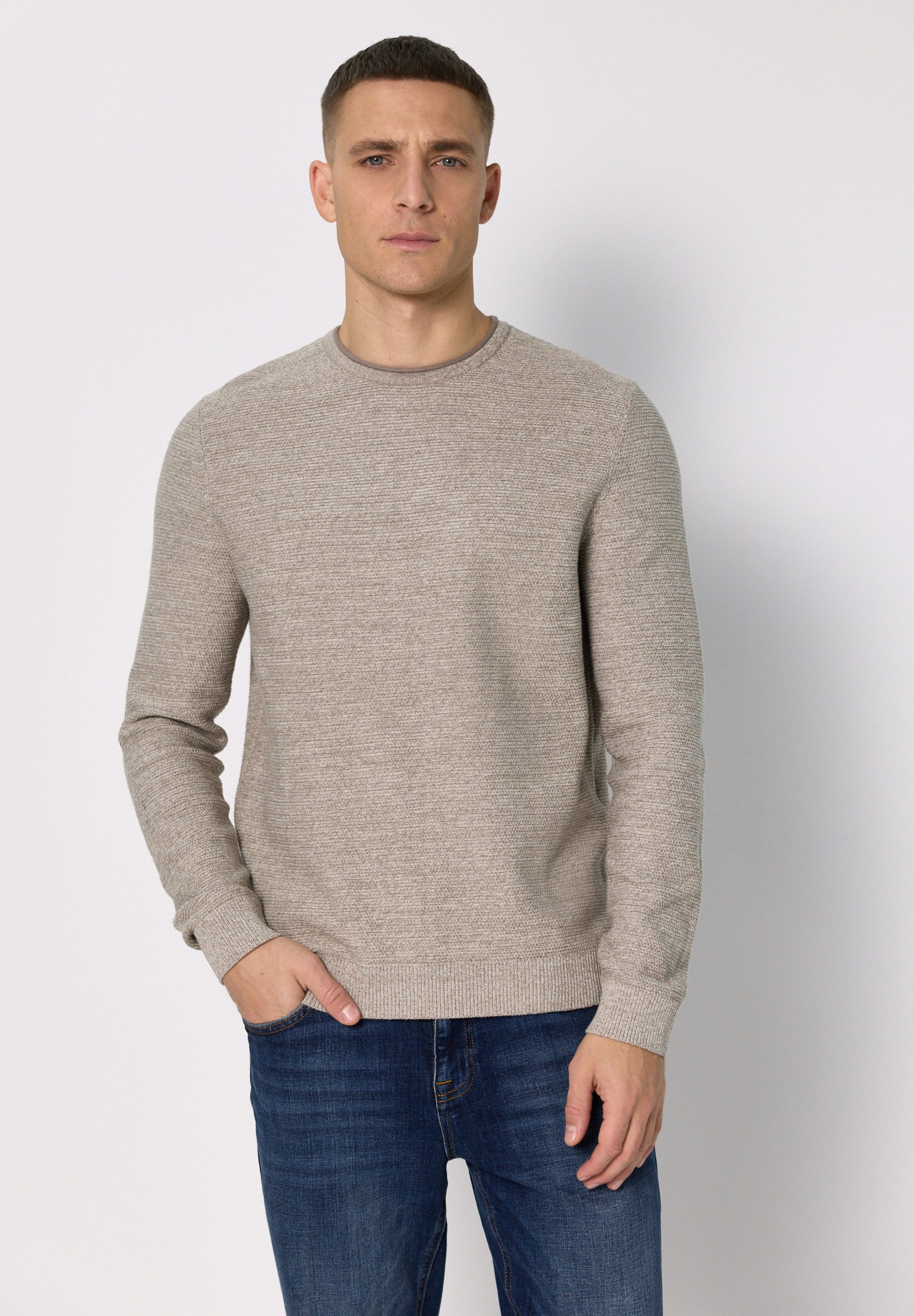 STREET ONE MEN Strickpullover Feinstrick günstig online kaufen