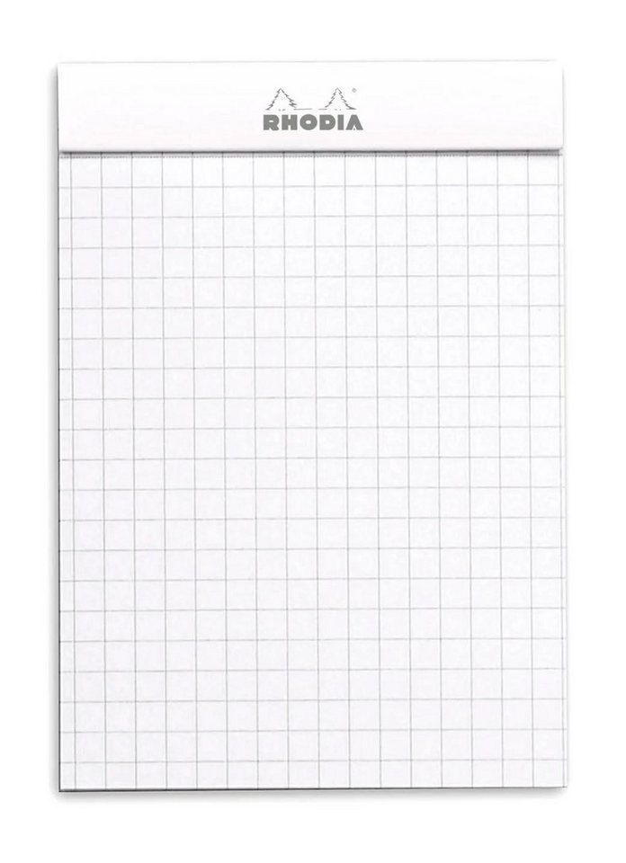 Thumbnail - Rhodia Notizheft 10x Gehefter Notizblock No.12 8,5x12cm 80 Bl kariert 80g Weiß 12201C, Rhodia, Blöcke, Hefte und Notizbü...