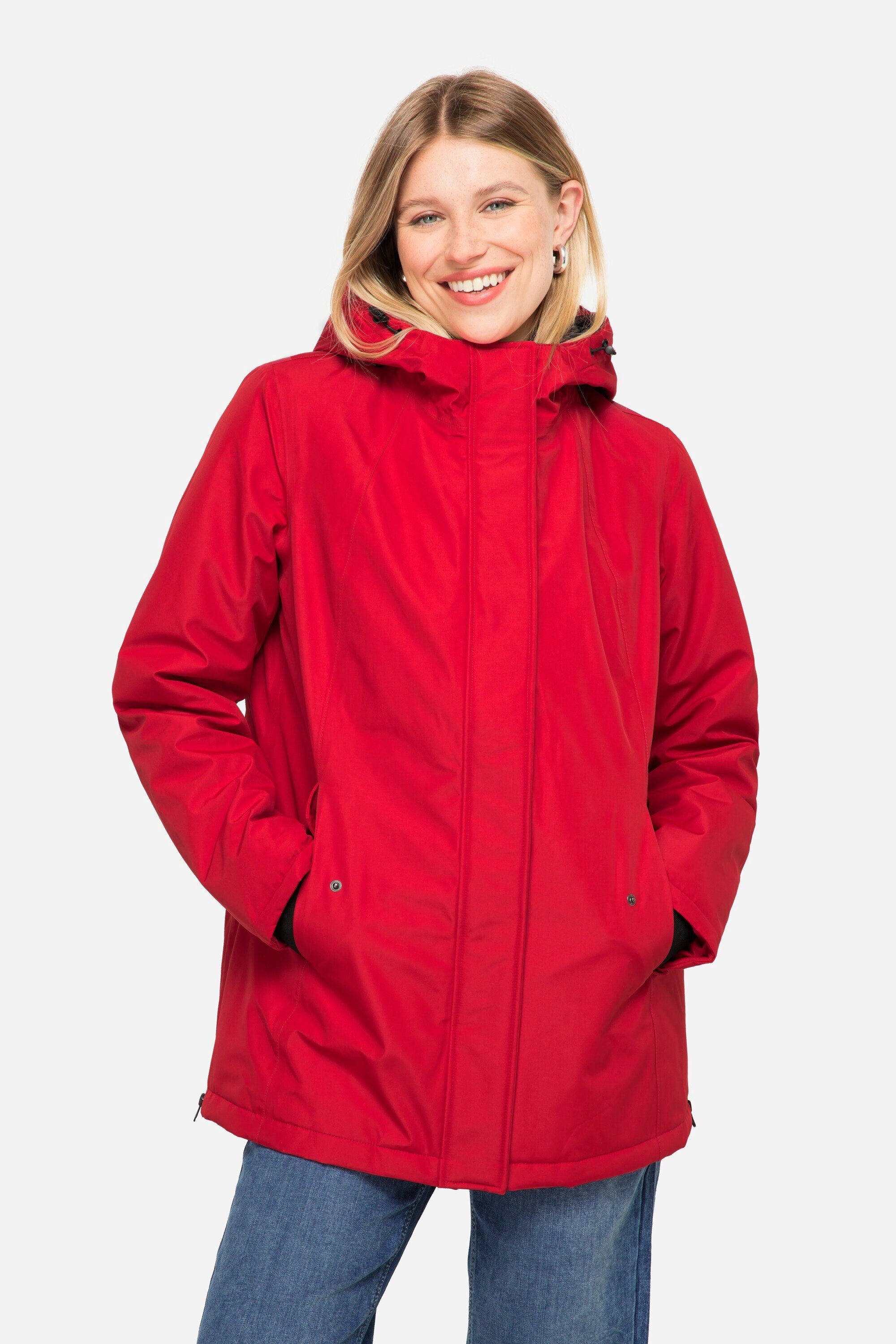 Laurasøn Parka Funktions-Jacke Kapuzen Zipper Seitenschlitze günstig online kaufen