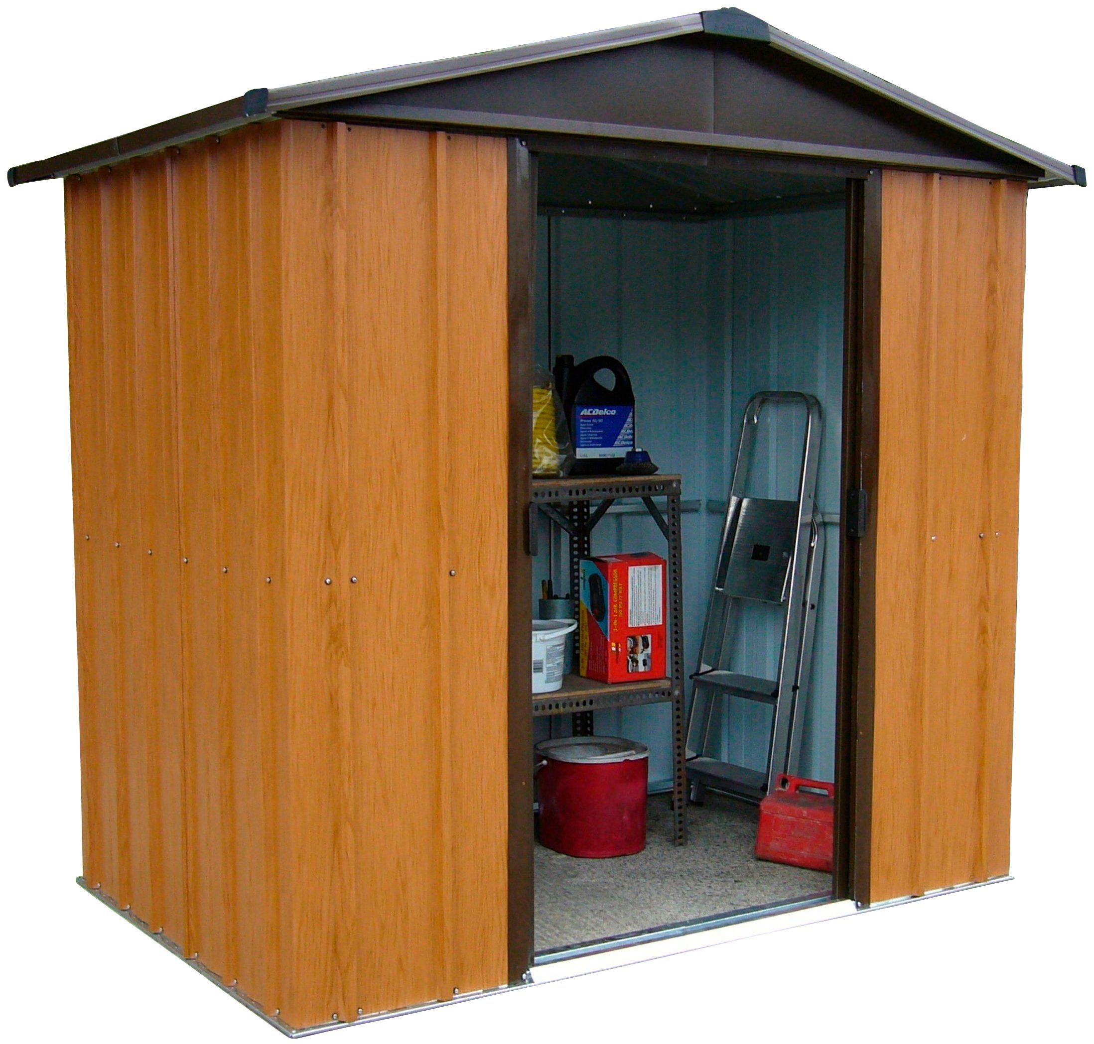 YARDMASTER Gerätehaus Konstanz 65WGY-Set, BxT: 202x125 cm, Metall