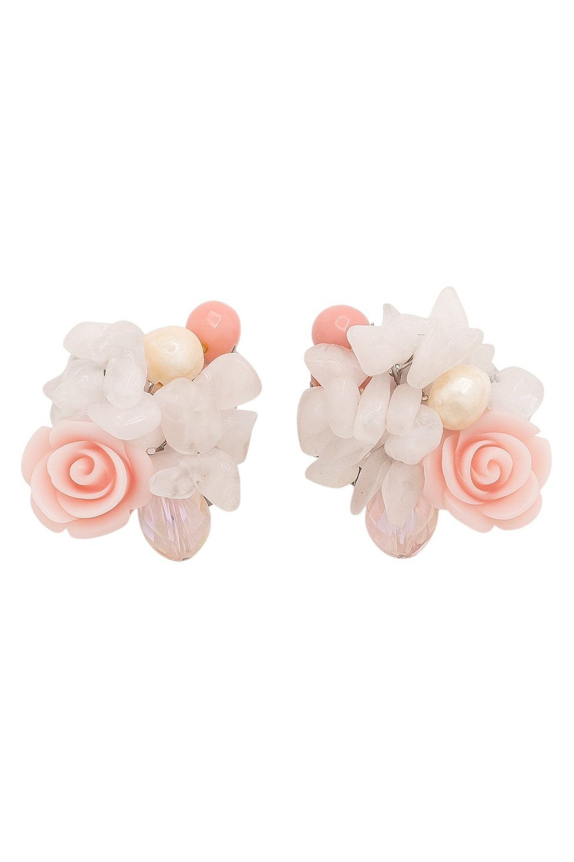 COLLEZIONE ALESSANDRO Paar Ohrclips Blossom Beat