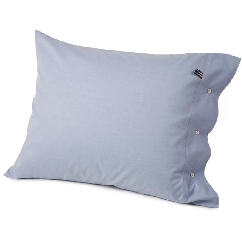 Lexington Bettwäsche Bettwäsche Kopfkissenbezug Pin Point Blue (80x80cm)