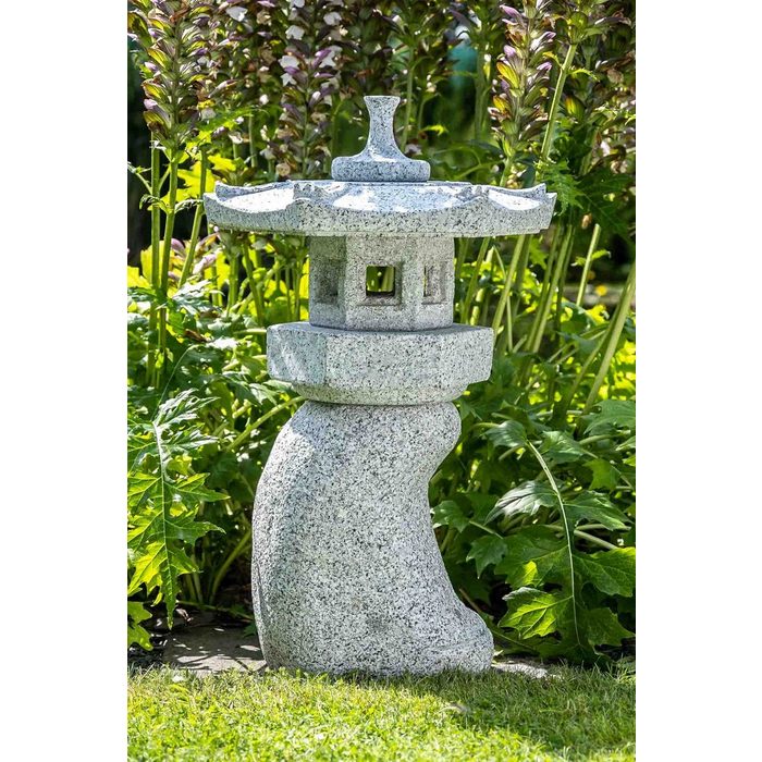 IDYL Gartenfigur Granit Rankei II Granit – ein Naturprodukt – sehr robust – witterungsbeständig gegen Frost Regen und UV-Strahlung.