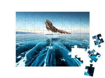 puzzleYOU Puzzle Ogoy-Insel auf dem Baikalsee, Sibirien, Russland, 48 Puzzleteile, puzzleYOU-Kollektionen Große Seen