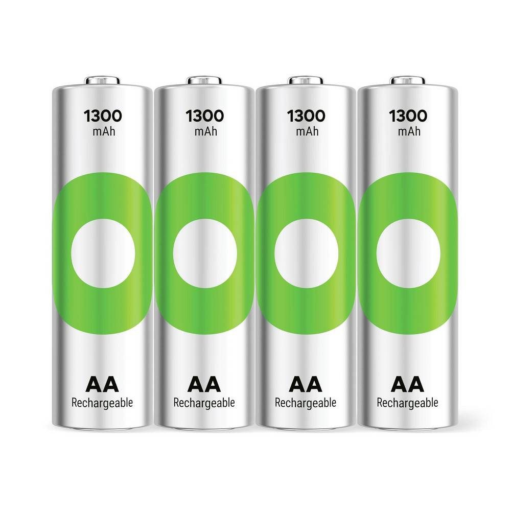 Gp RCK130AA611C4 Mignon (AA)-Akku NiMH 1300 mAh 1.2 V 4 St. Batterie