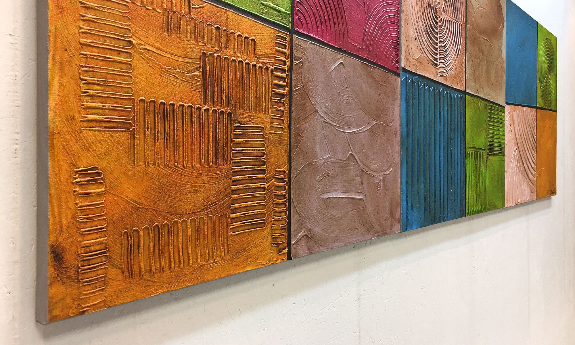 WandbilderXXL XXL-Wandbild Novel Instants 240 x 80 cm, Abstraktes Gemälde, handgemaltes Unikat