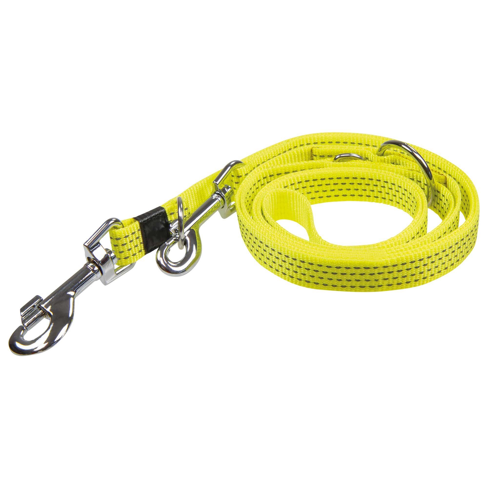 Karlie Führleine Neon & Reflex Hunde Führleine, Nylon (1-tlg), verschieden Größen