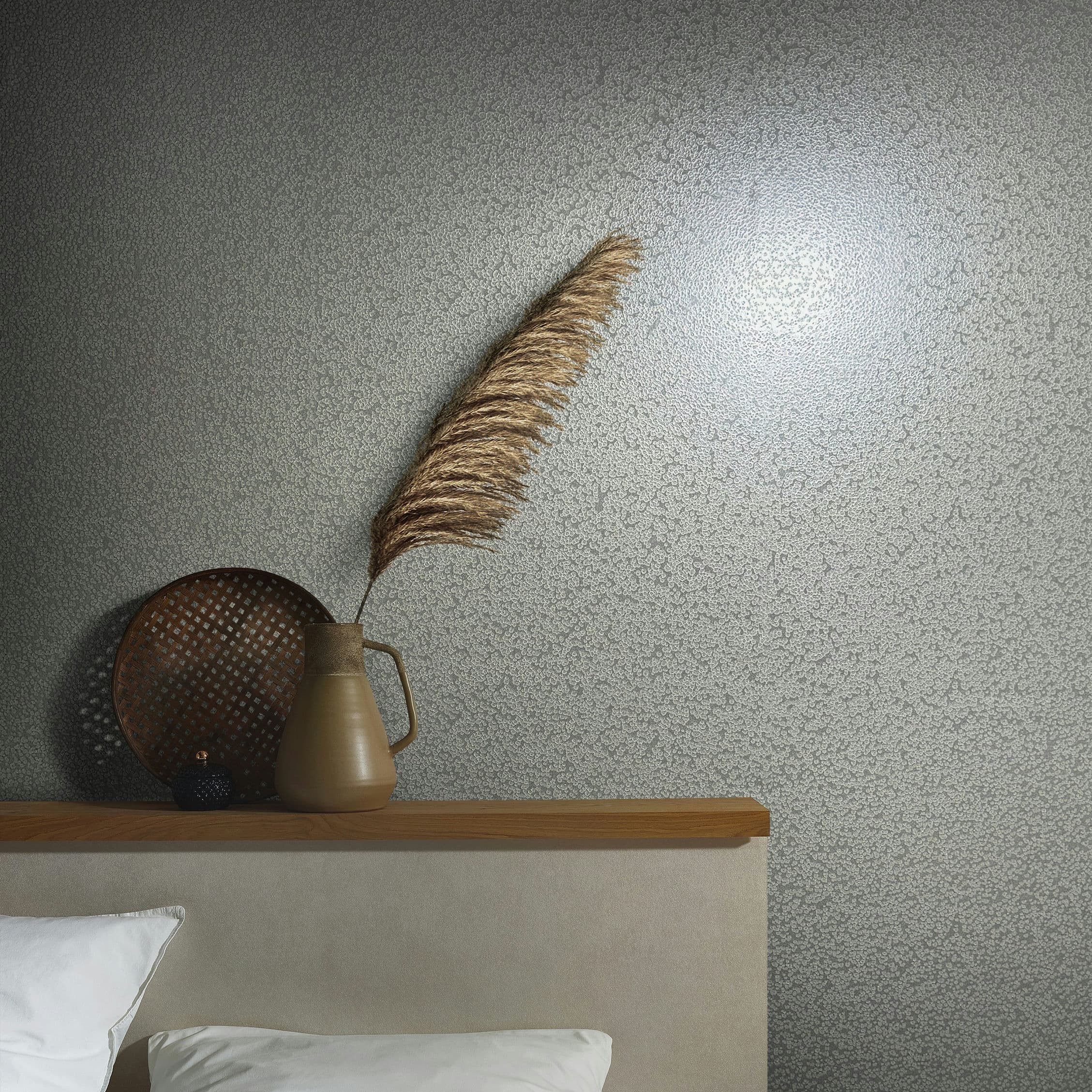 Marburg Vliestapete Tapete Glänzender Hammerschlag, glänzend, moderne Vliestapete für Wohnzimmer Schlafzimmer Küche