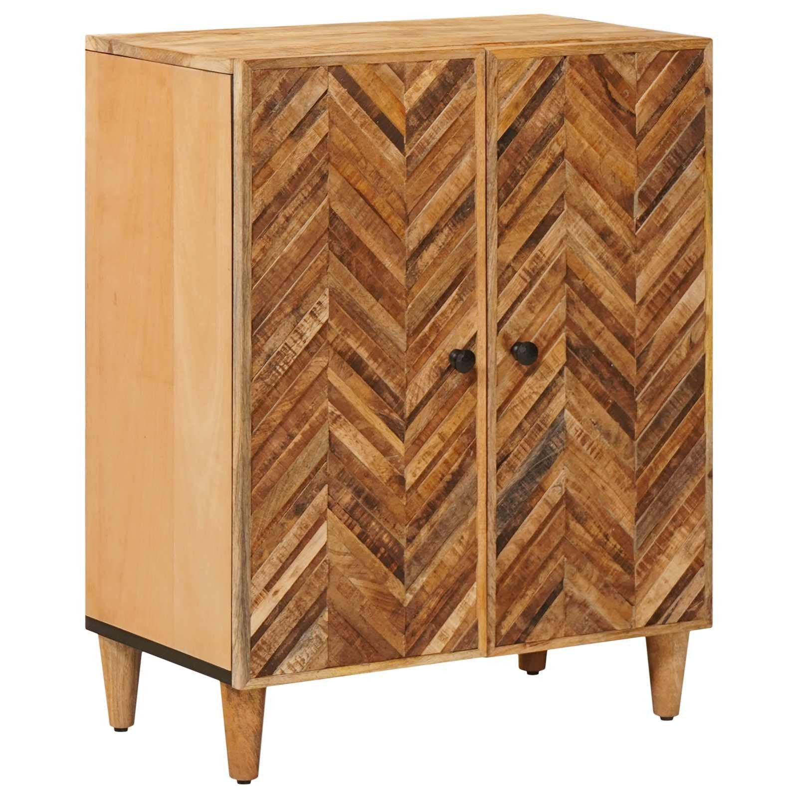 vidaXL Schranksystem Stauraumschränke 3 Stk. 60 x 33,5 x 75 cm Massivholz (3-St)