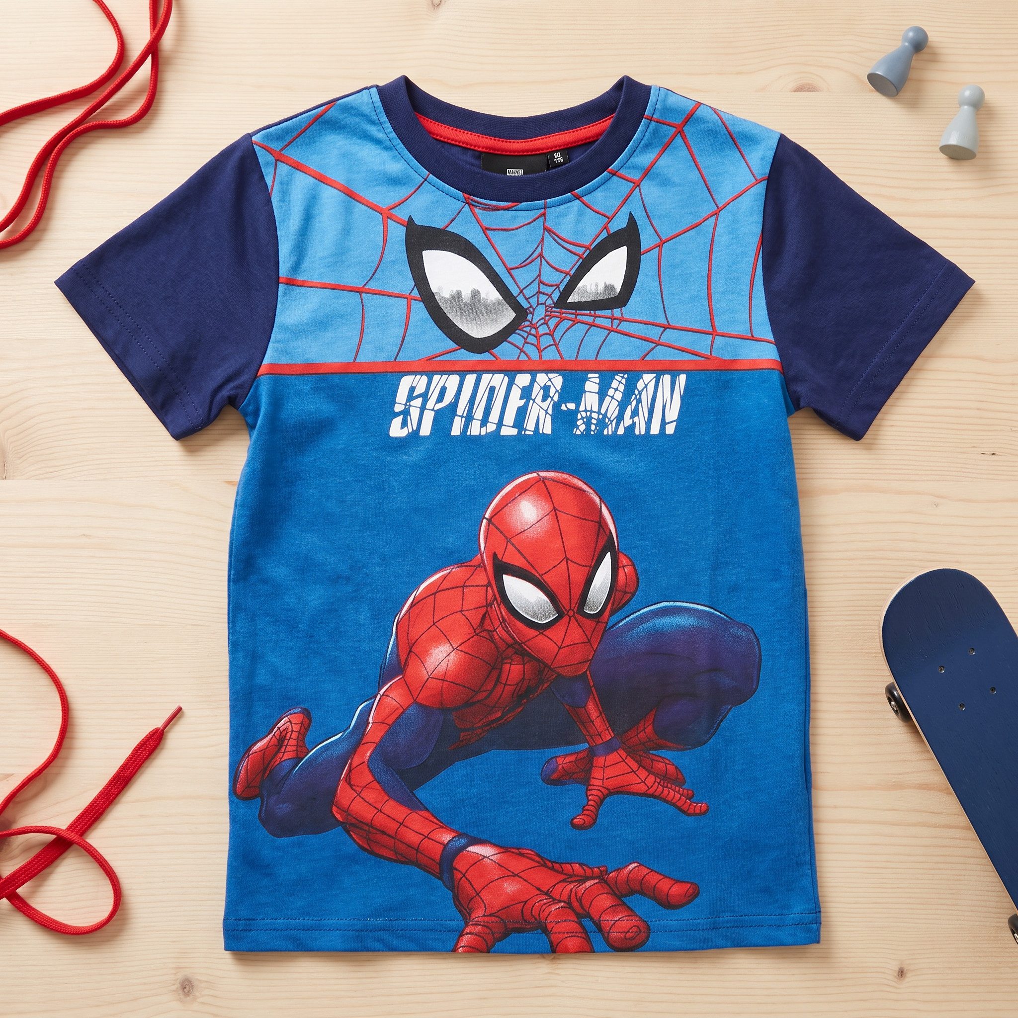 MARVEL Print-Shirt Marvel Spiderman Kinder Jungen T-Shirt Kurzarm Shirt 100% Baumwolle, Gr. 98 bis 128
