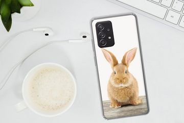 MuchoWow Handyhülle Kaninchen - Babykaninchen - Tiere - Kinder - Mädchen - Jungen, Phone Case, Handyhülle Samsung Galaxy A53, Silikon, Schutzhülle